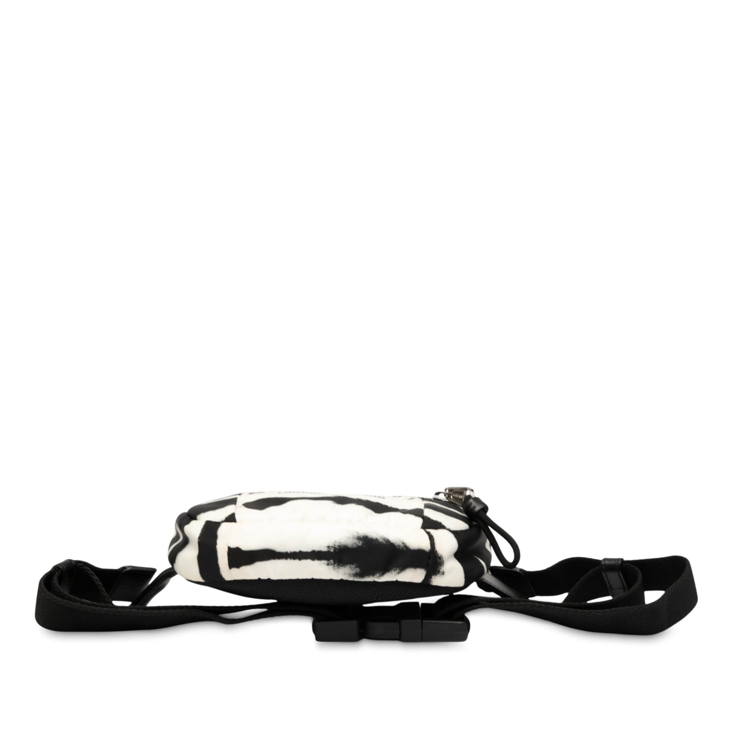 Burberry Zebra Print Nylon Logo Cannon Belt Bag