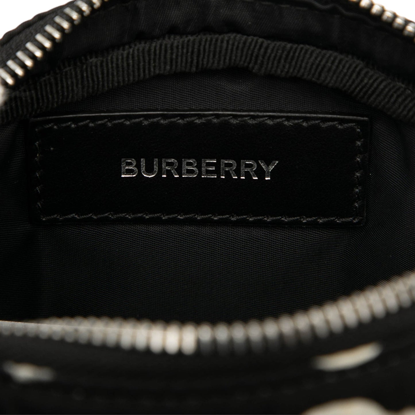 Burberry Zebra Print Nylon Logo Cannon Belt Bag