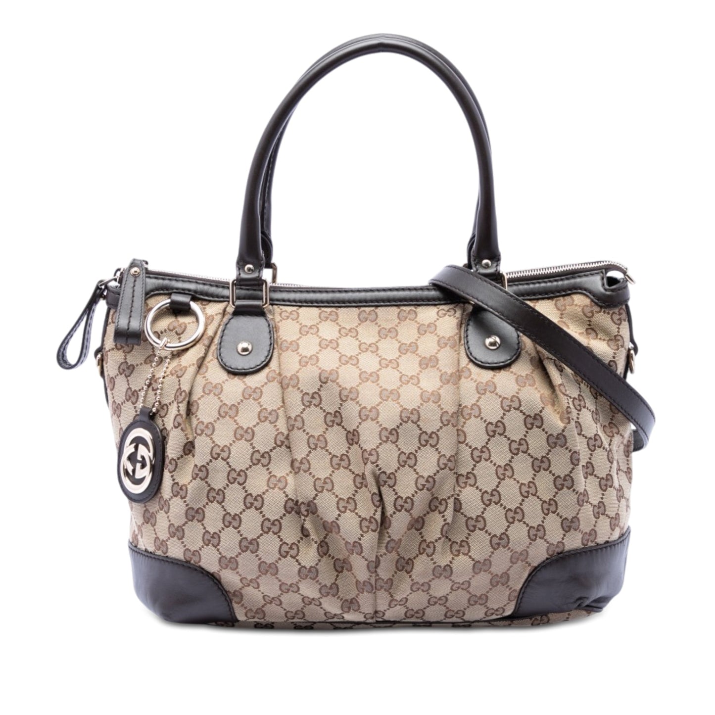 Gucci GG Canvas Sukey Satchel