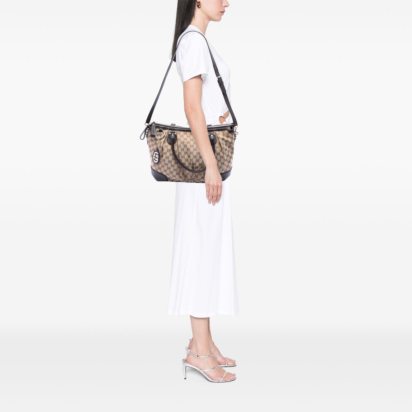 Gucci GG Canvas Sukey Satchel