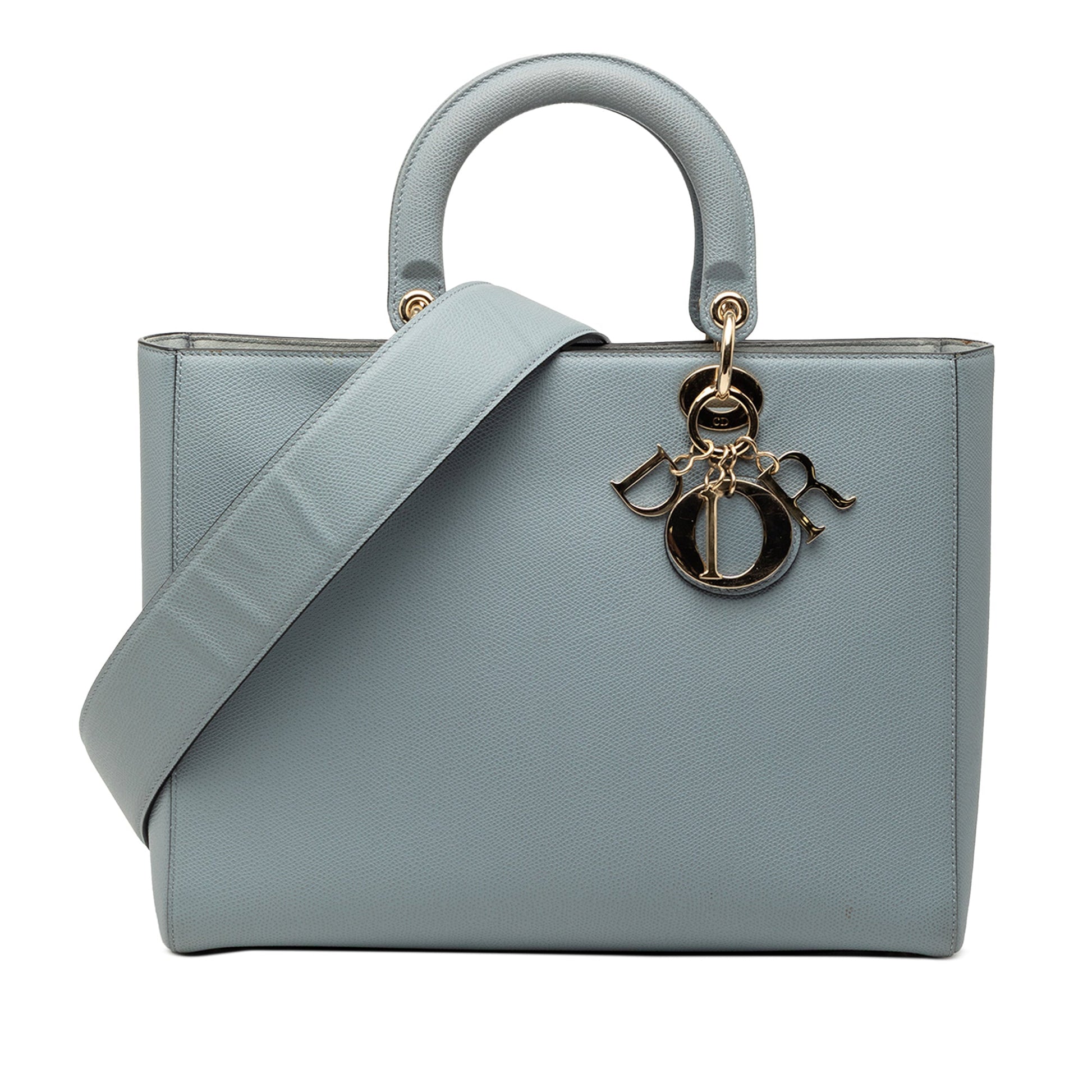 Dior Large Grained Calfskin Lady Dior