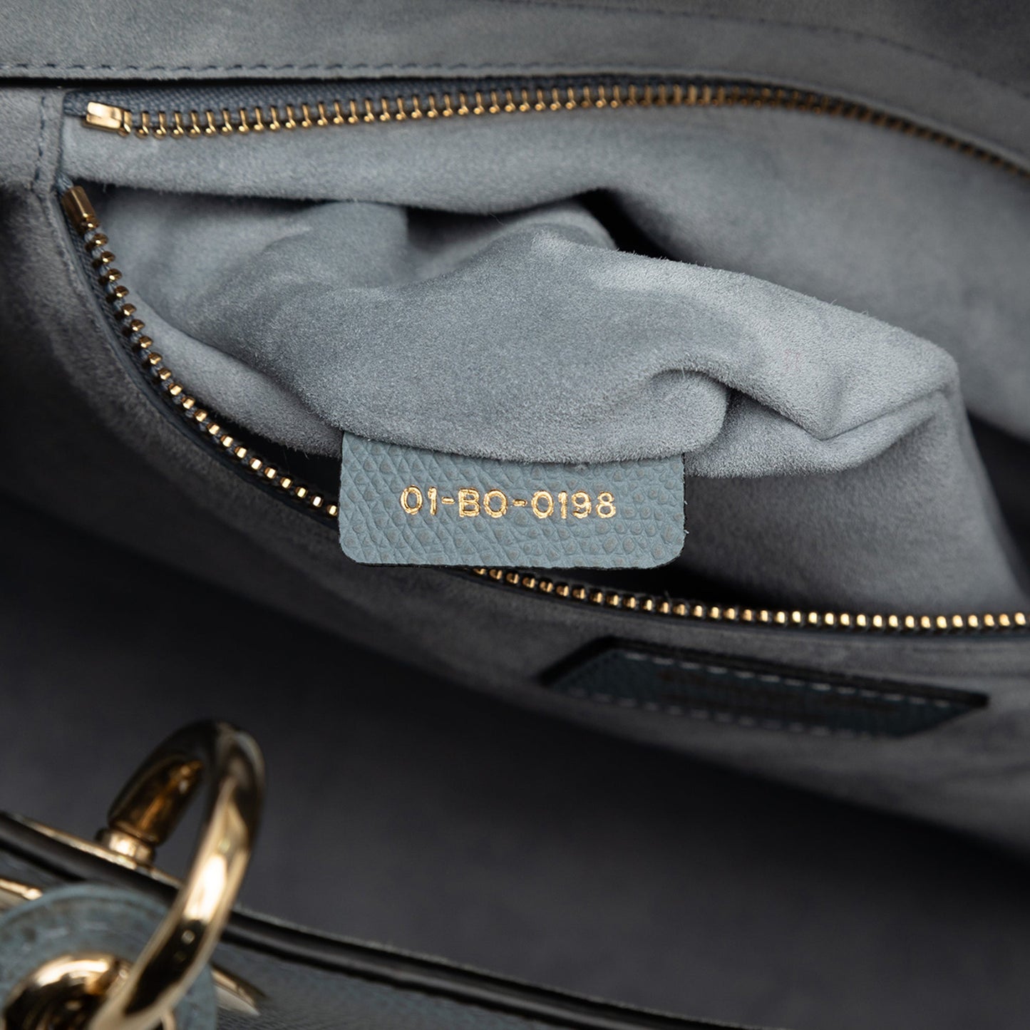 Dior Large Grained Calfskin Lady Dior