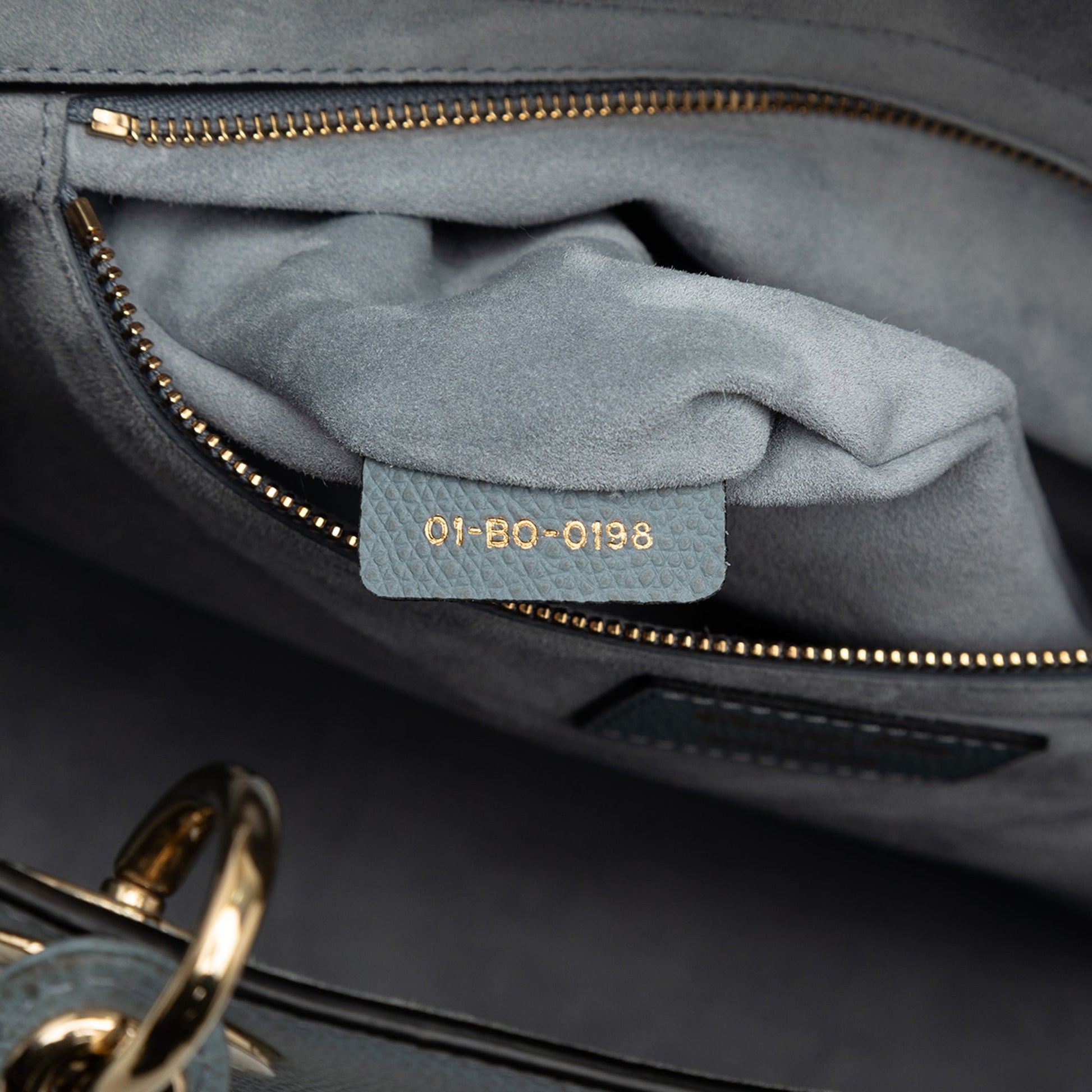 Dior Large Grained Calfskin Lady Dior