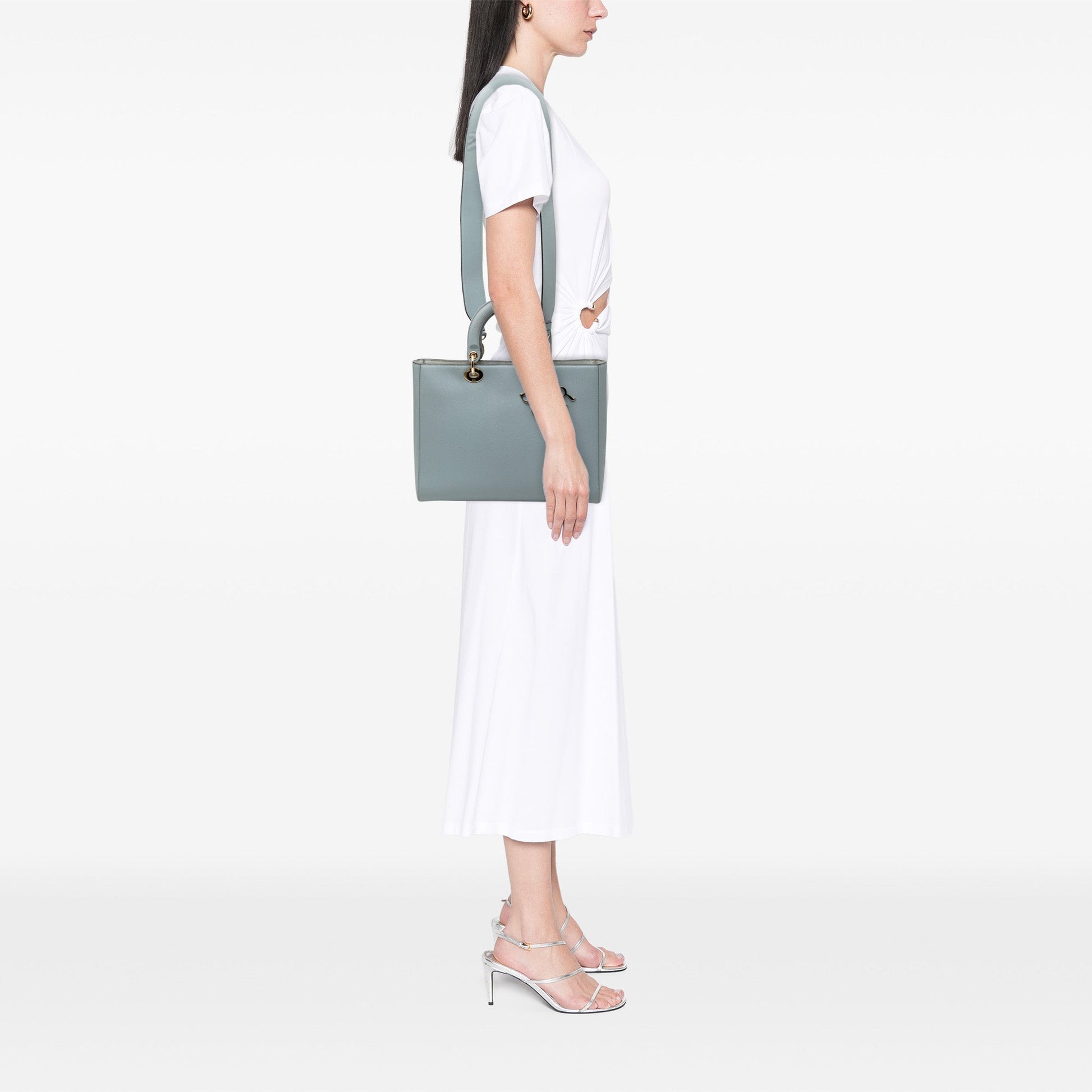 Dior Large Grained Calfskin Lady Dior