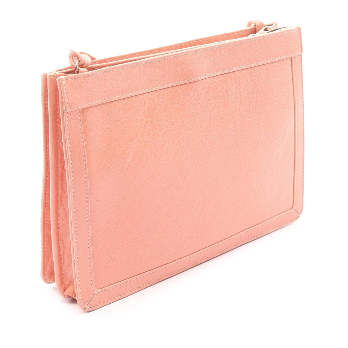 Balenciaga Leather Navy Pochette