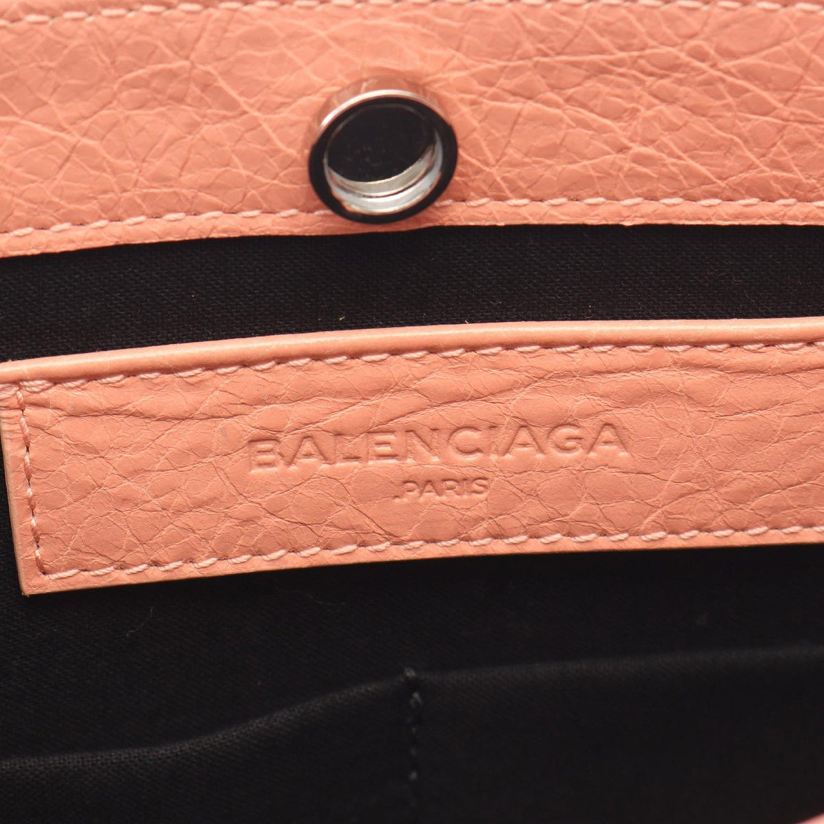 Balenciaga Leather Navy Pochette