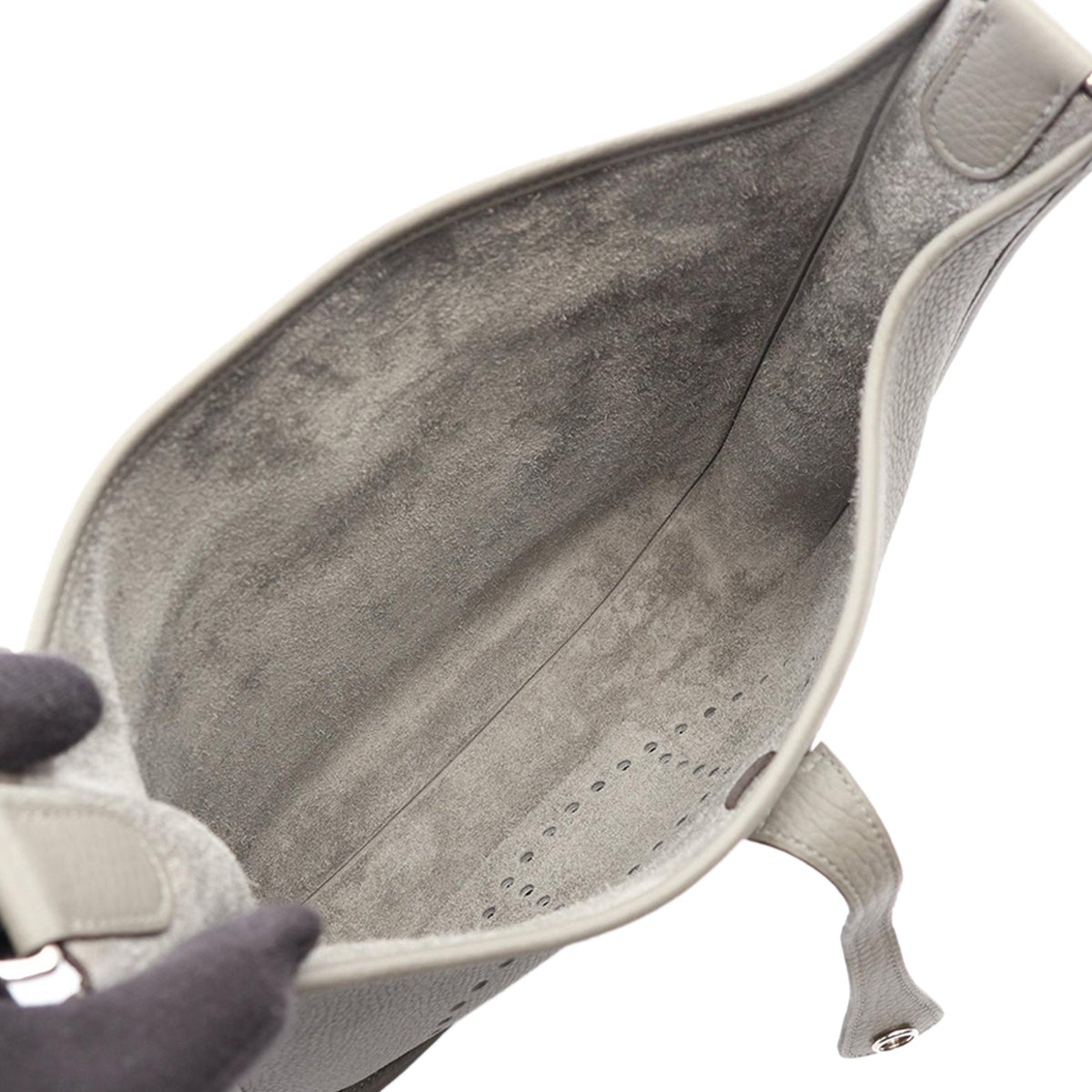 Hermès Clemence Evelyne III PM — Gray