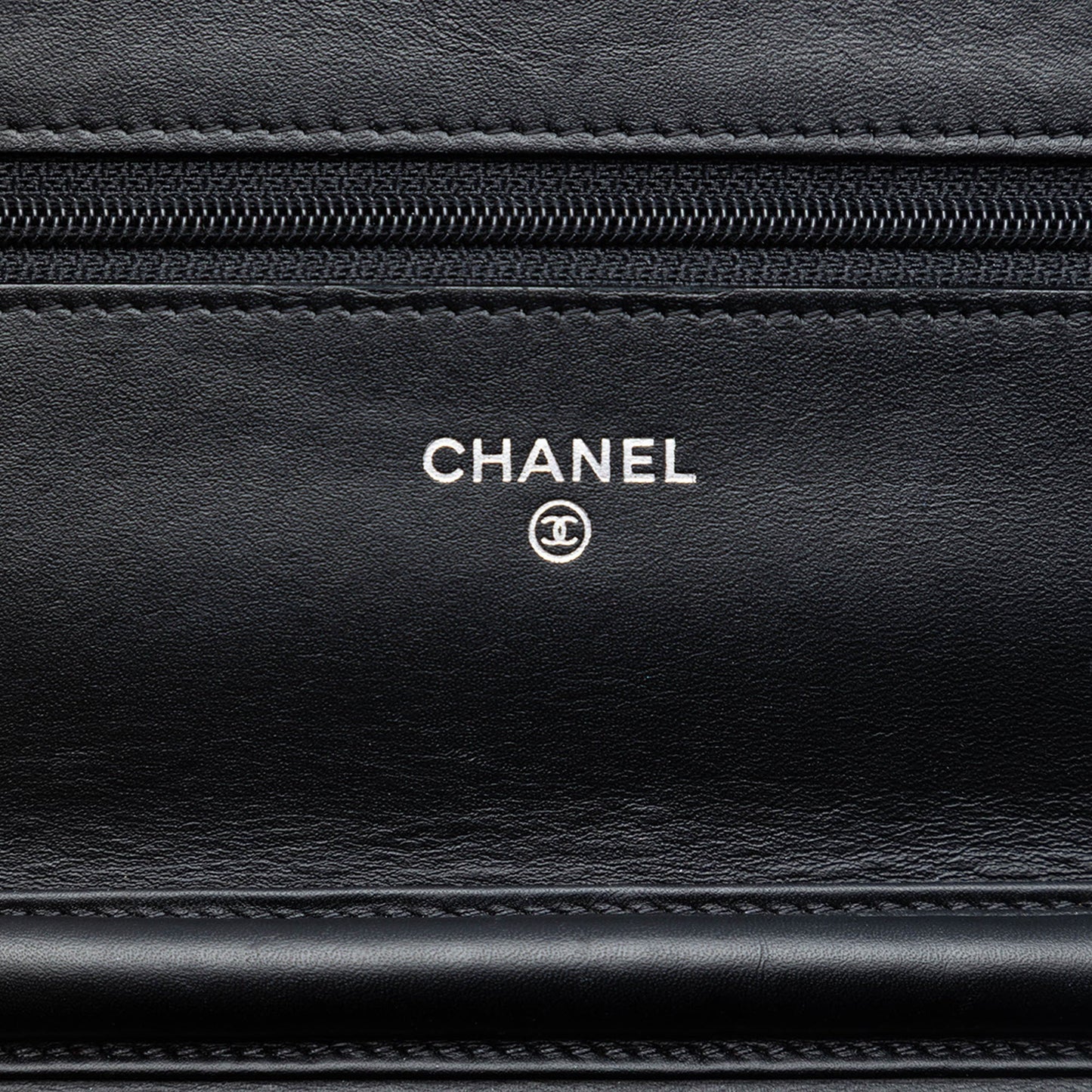 Chanel CC Patent Wallet On Chain