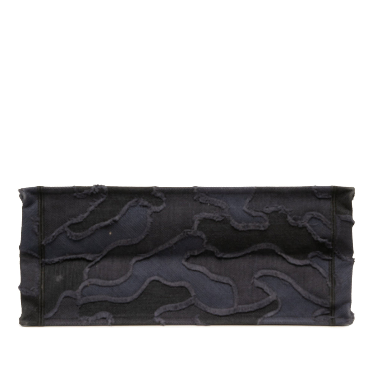 Dior Large Embroidered Canvas Camouflage Book Tote — Blue