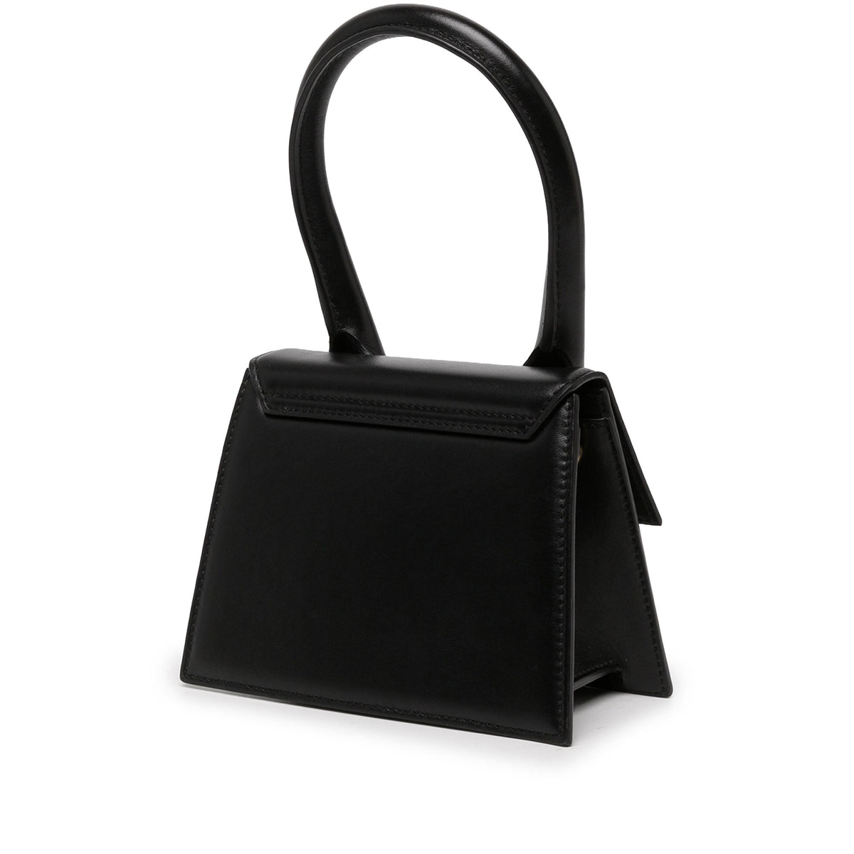 Jacquemus Leather Le Chiquito Moyen — Black