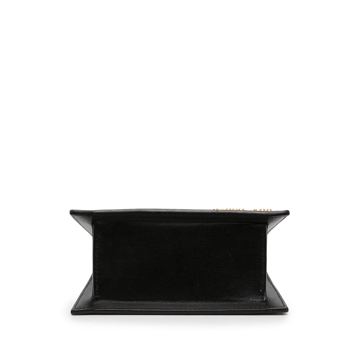 Jacquemus Leather Le Chiquito Moyen — Black