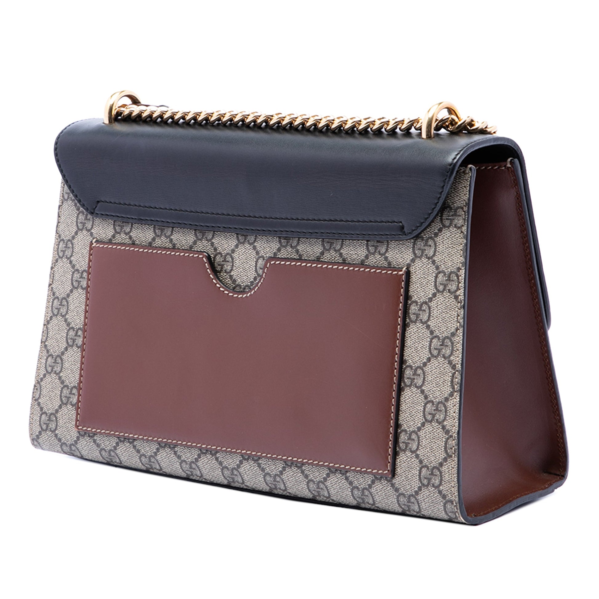 Gucci Medium GG Supreme Padlock Shoulder Bag