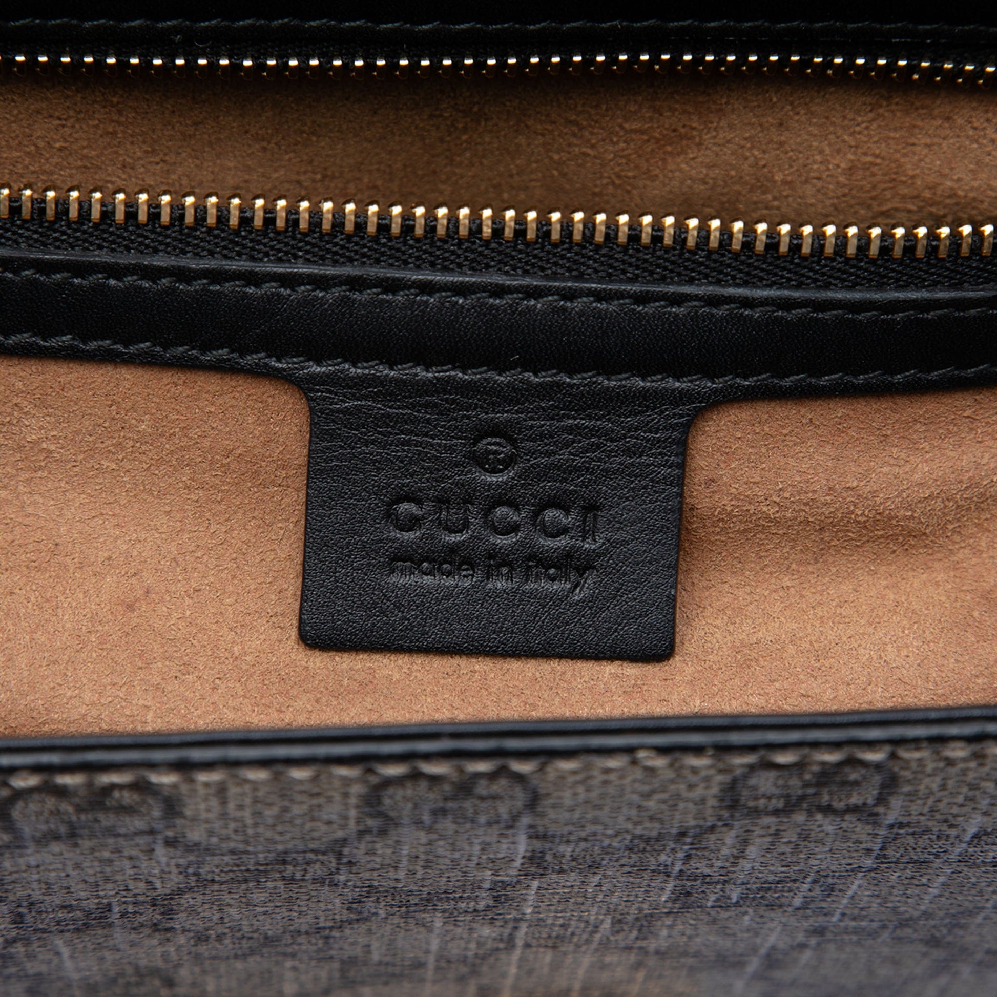Gucci Medium GG Supreme Padlock Shoulder Bag