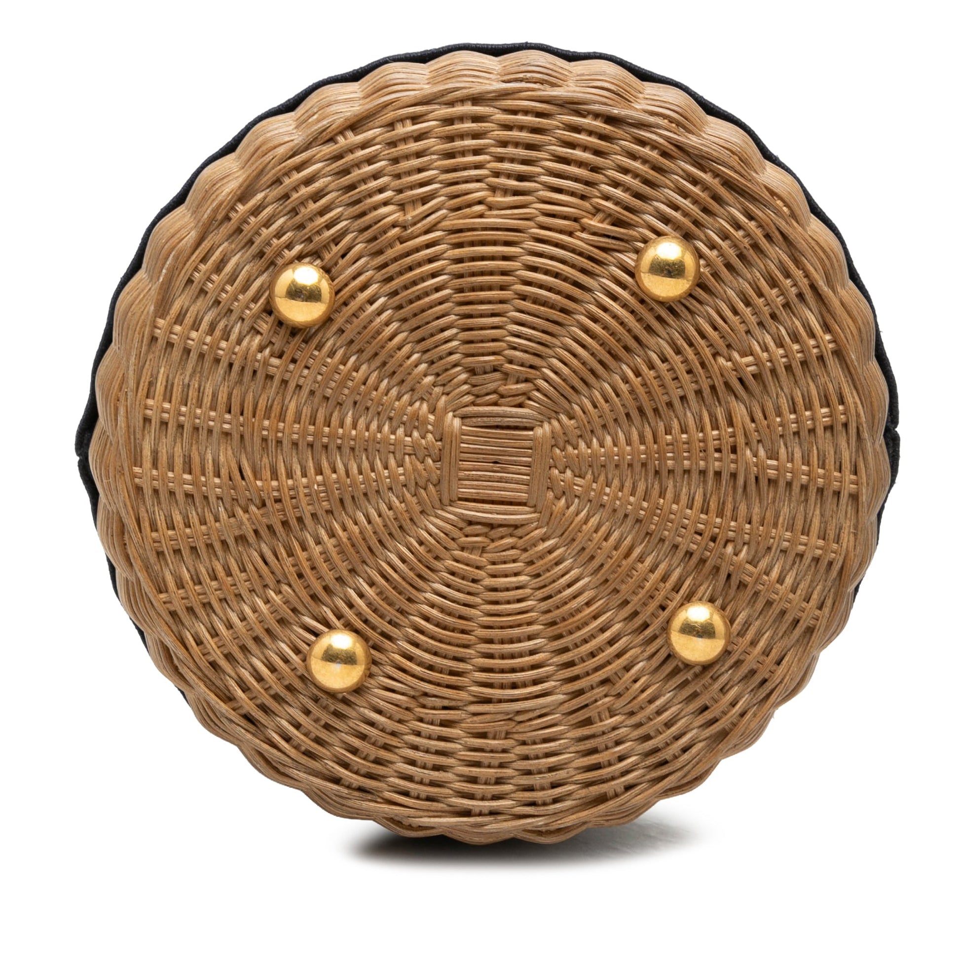 Dior Oblique Wicker Bucket Bag