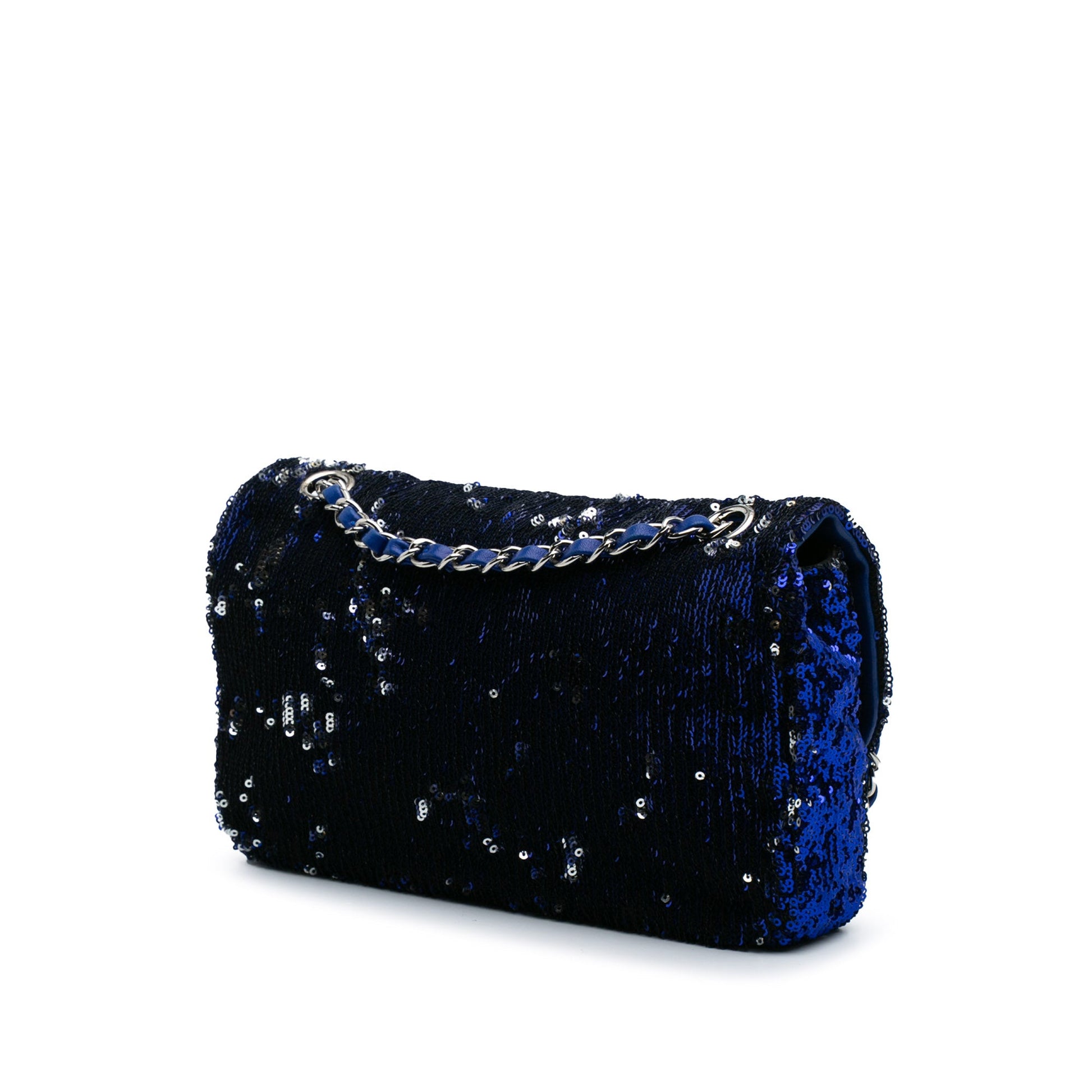 Chanel Medium Classic Sequin Single Flap