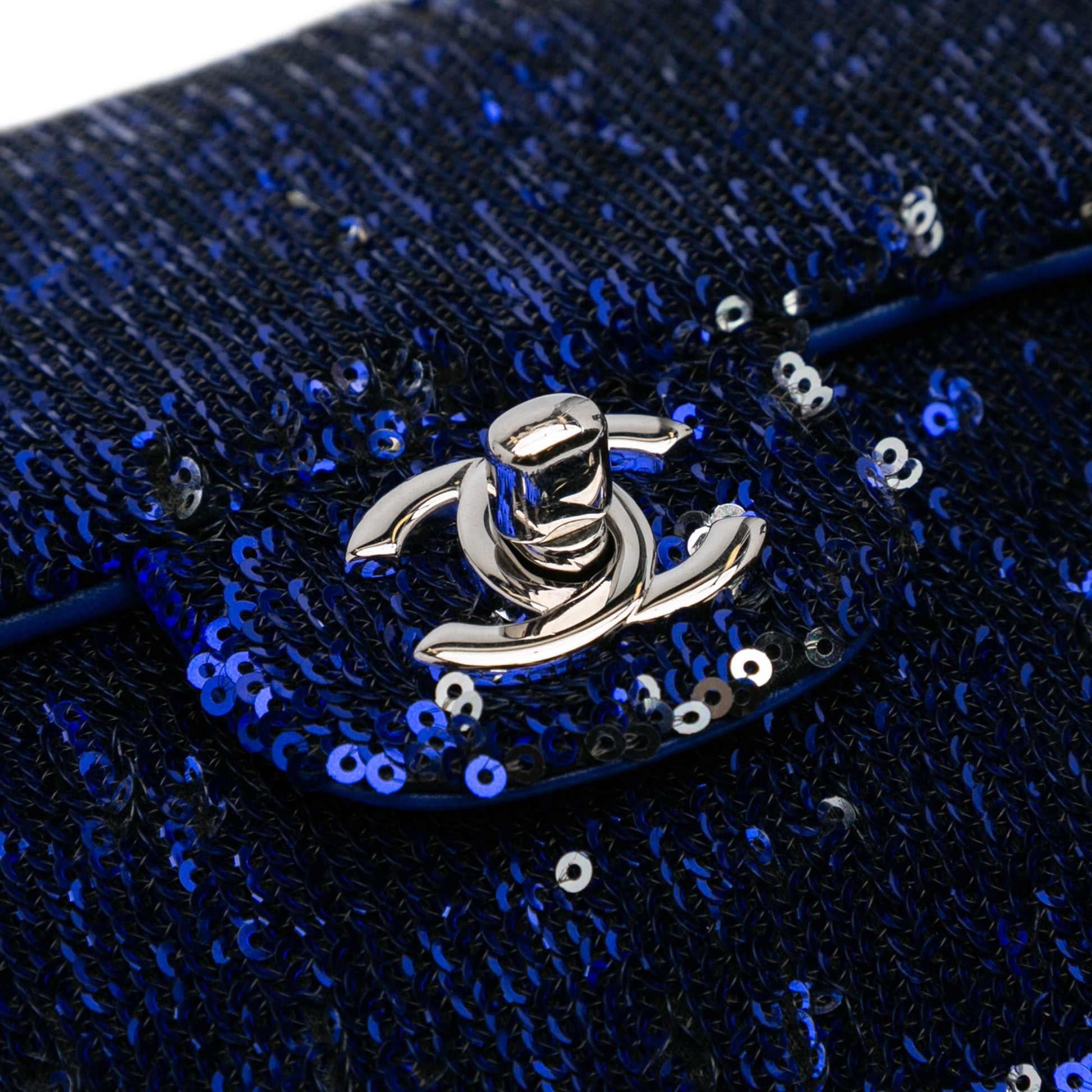 Chanel Medium Classic Sequin Single Flap