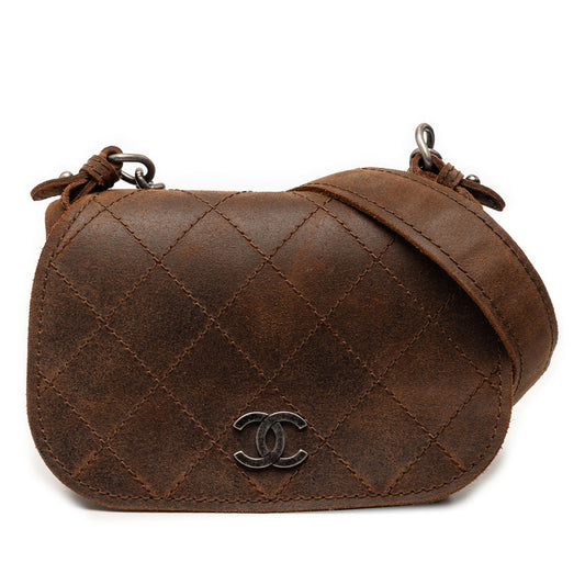 Paris-Edinburgh Mini Nubuck Highlander Flap