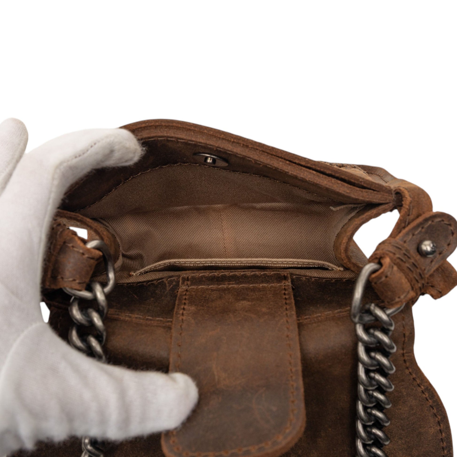 Paris-Edinburgh Mini Nubuck Highlander Flap