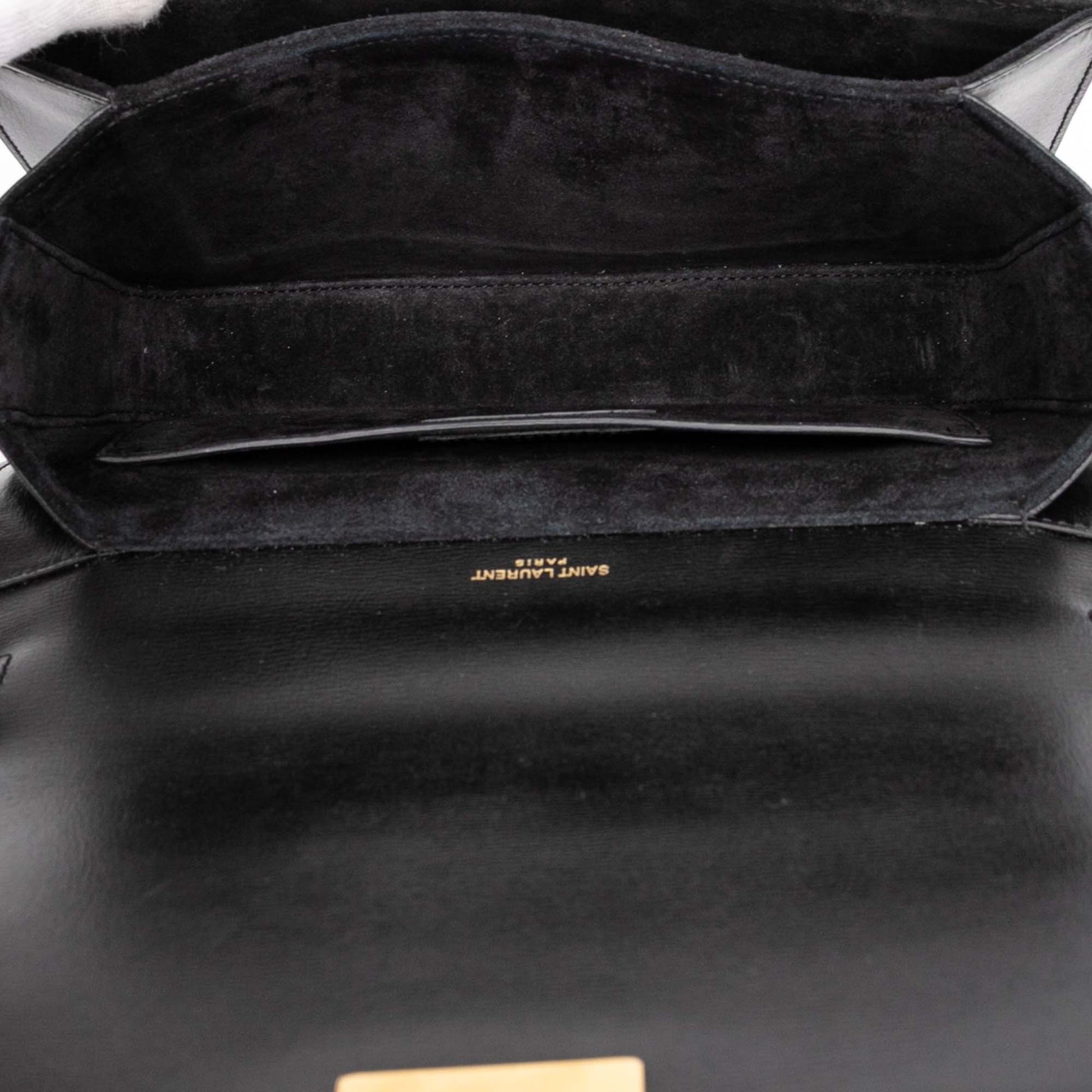 Saint Laurent Medium Calfskin and Suede Bellechasse Bag