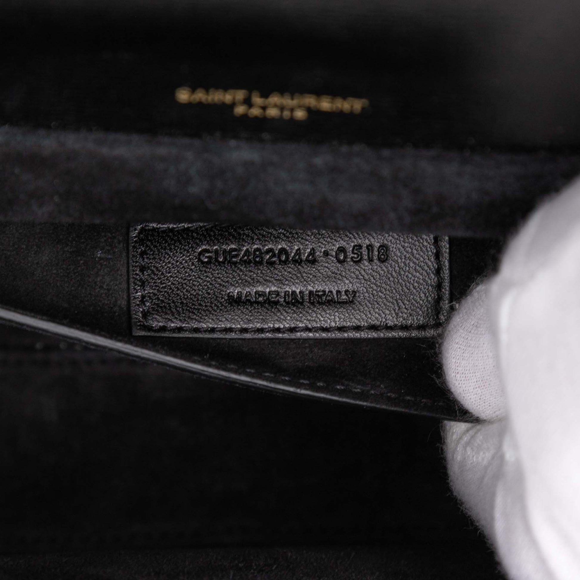 Saint Laurent Medium Calfskin and Suede Bellechasse Bag