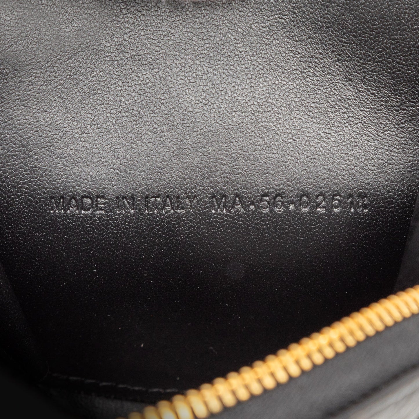 Dior Calfskin Cannage Round Caro Pouch with Chain