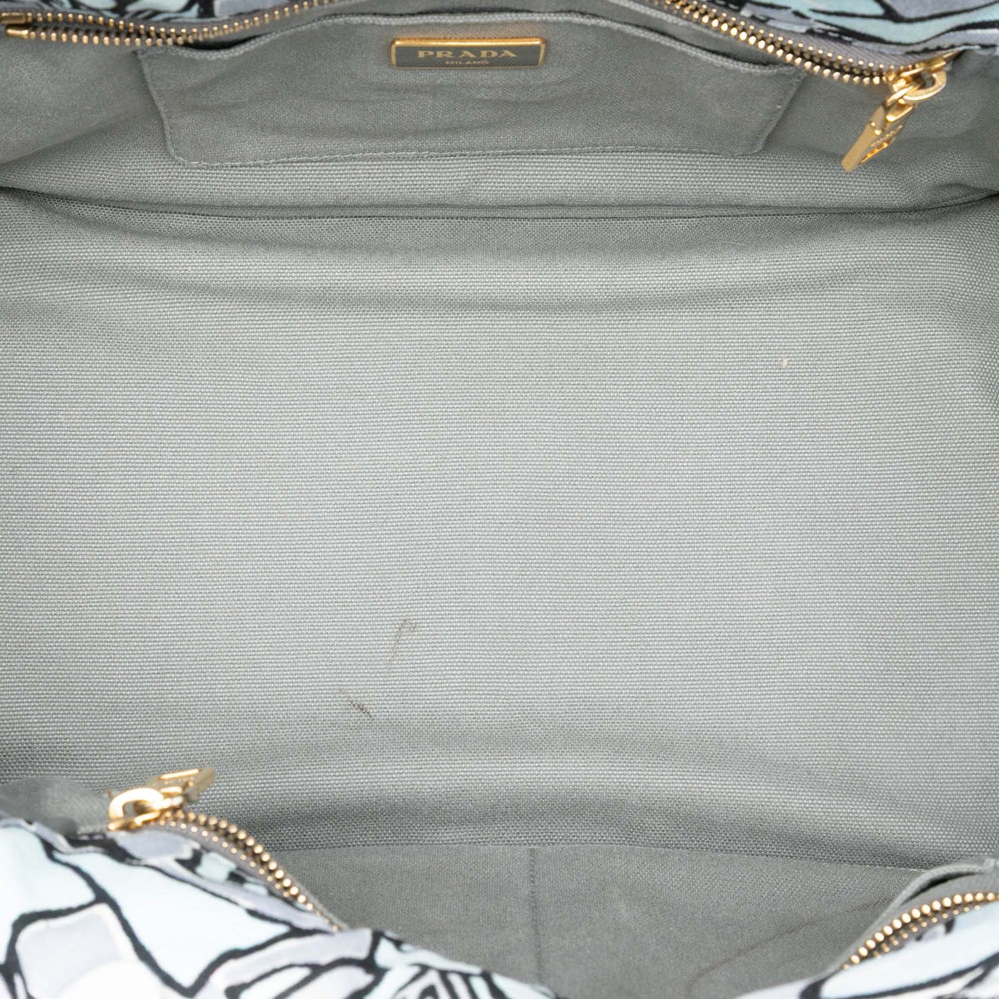 Medium Floral Printed Canvas Canapa Satchel