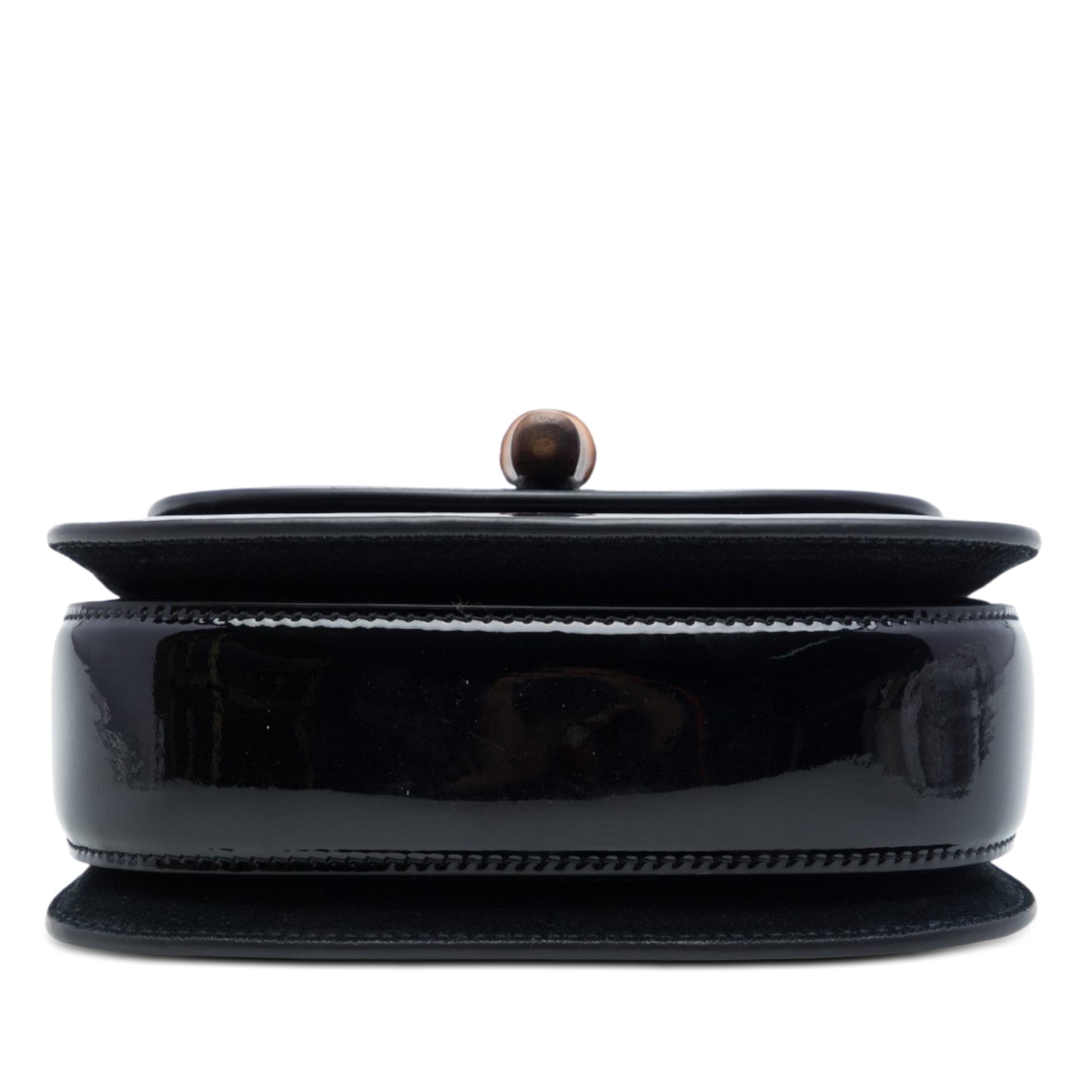 Gucci Mini Patent Bamboo 1947 Top Handle Bag