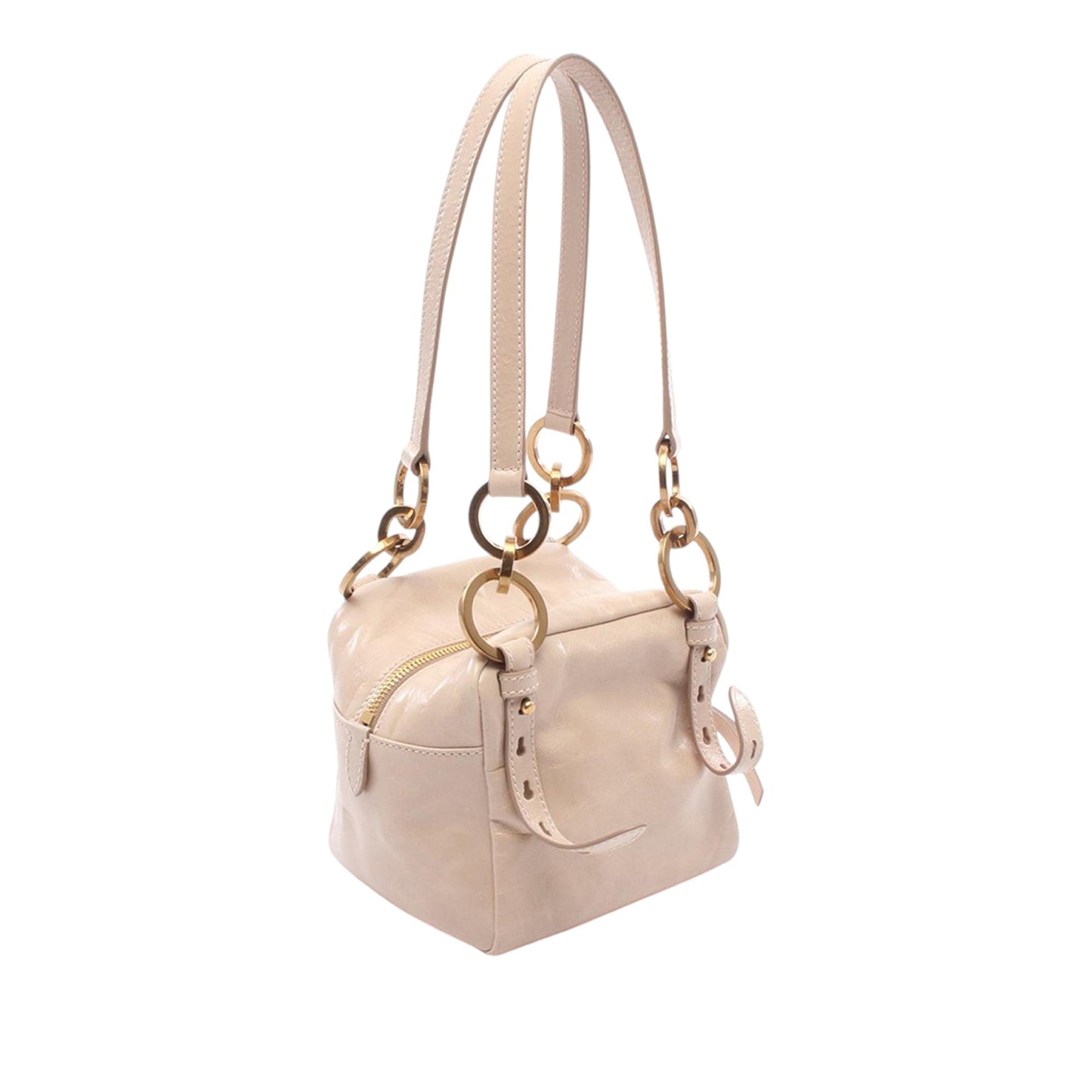 Prada Mini Calfskin Dangle Top Handle Bag