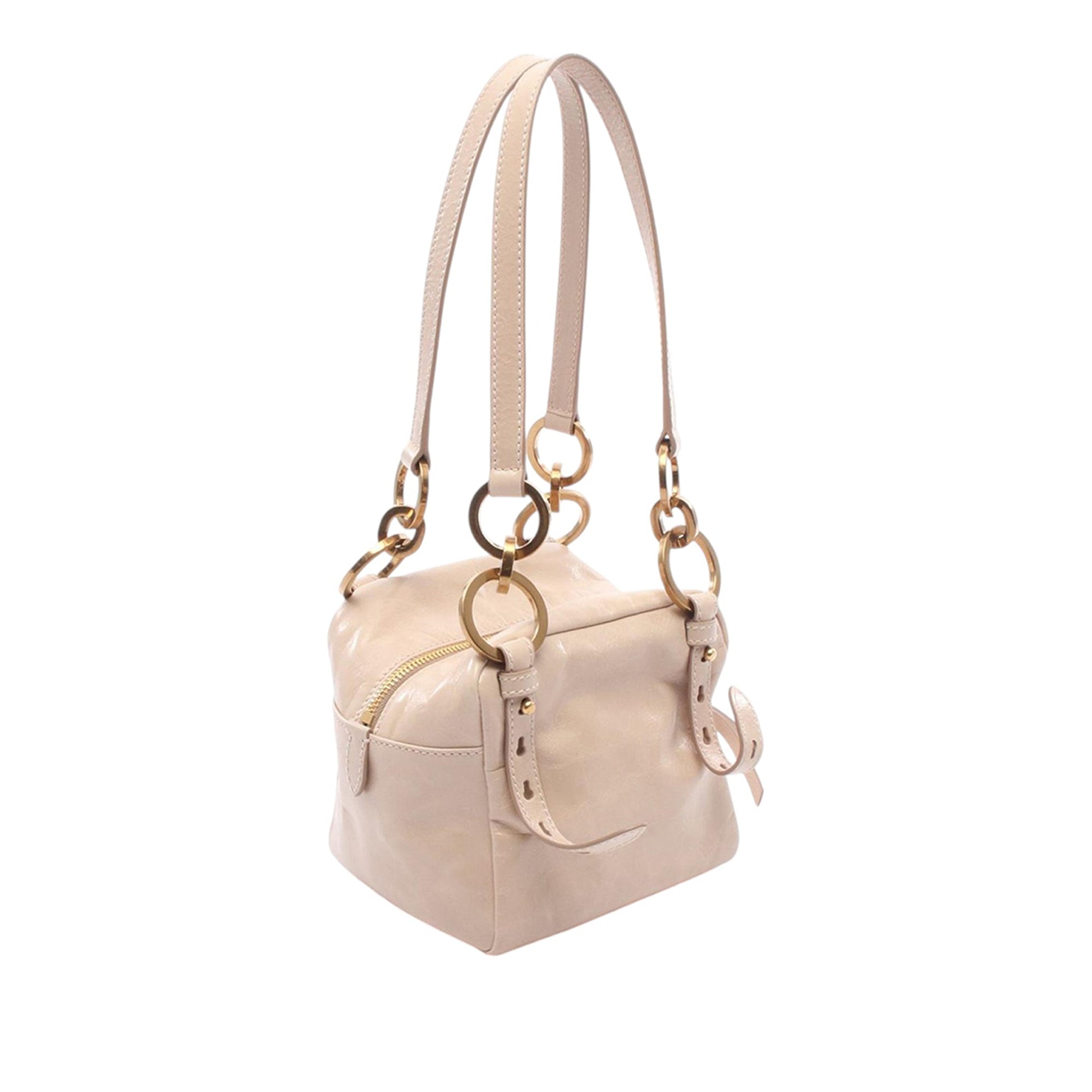 Prada Mini Calfskin Dangle Top Handle Bag
