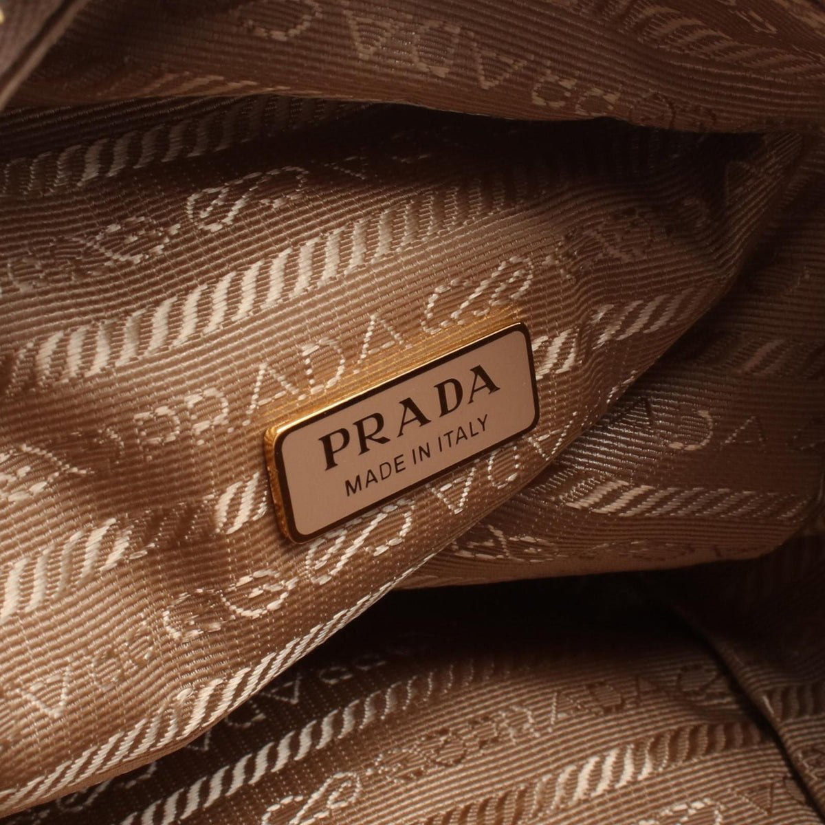 Prada Mini Calfskin Dangle Top Handle Bag