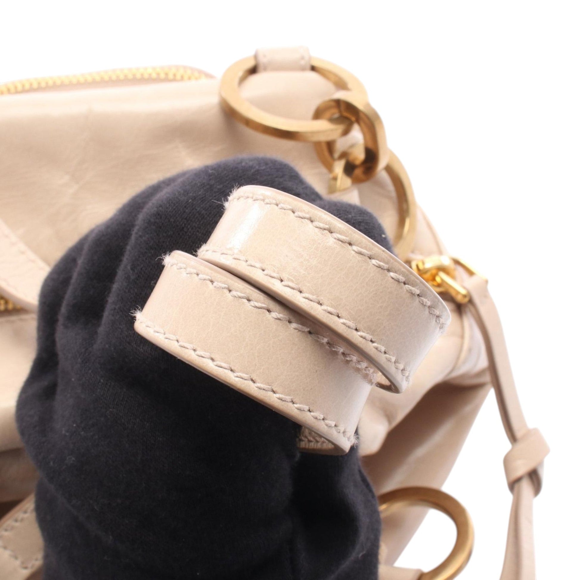 Prada Mini Calfskin Dangle Top Handle Bag