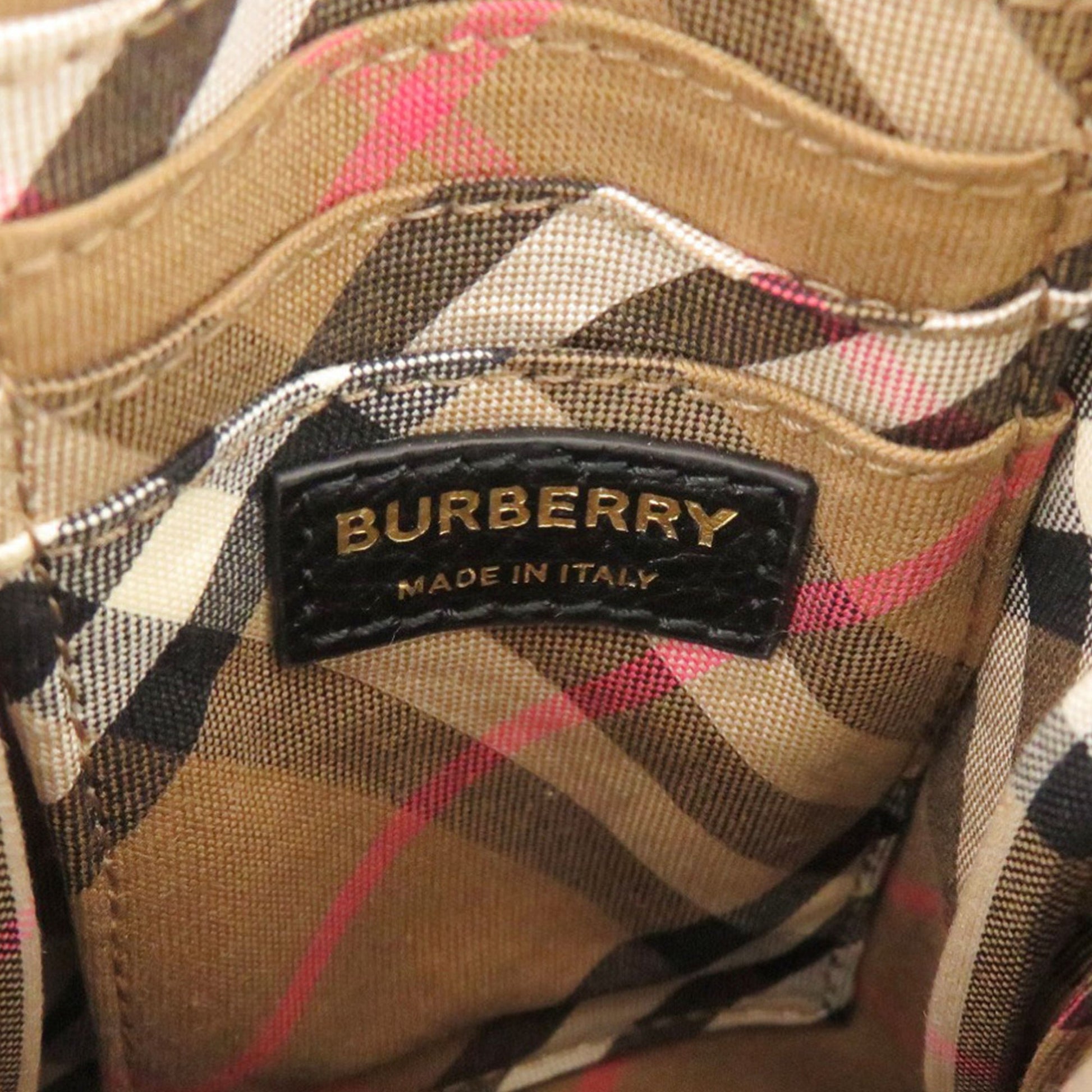 Burberry Leather Phone Pouch Crossbody