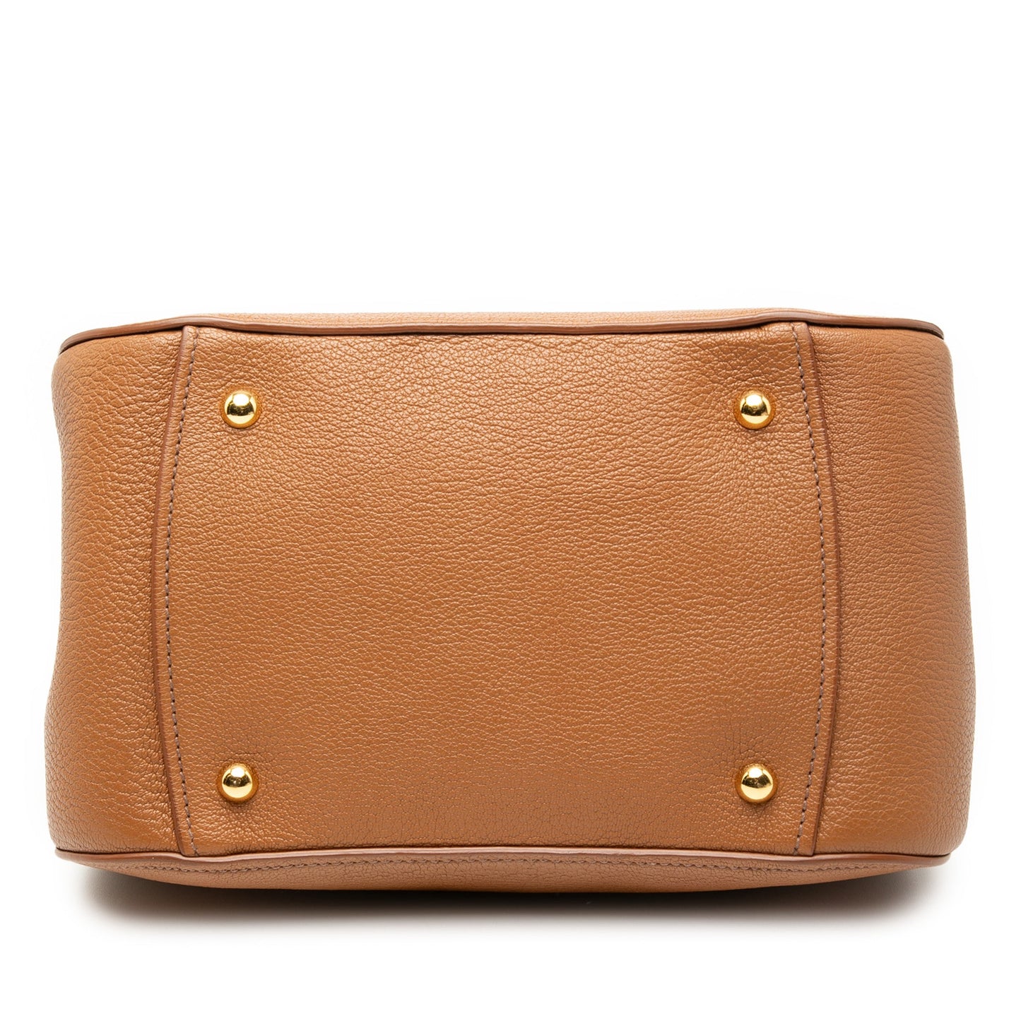 Miu Miu Goatskin Madras Bowler Bag