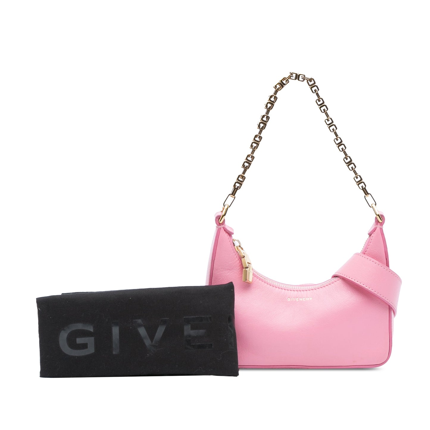 Givenchy Mini Leather Moon Cut Out Bag