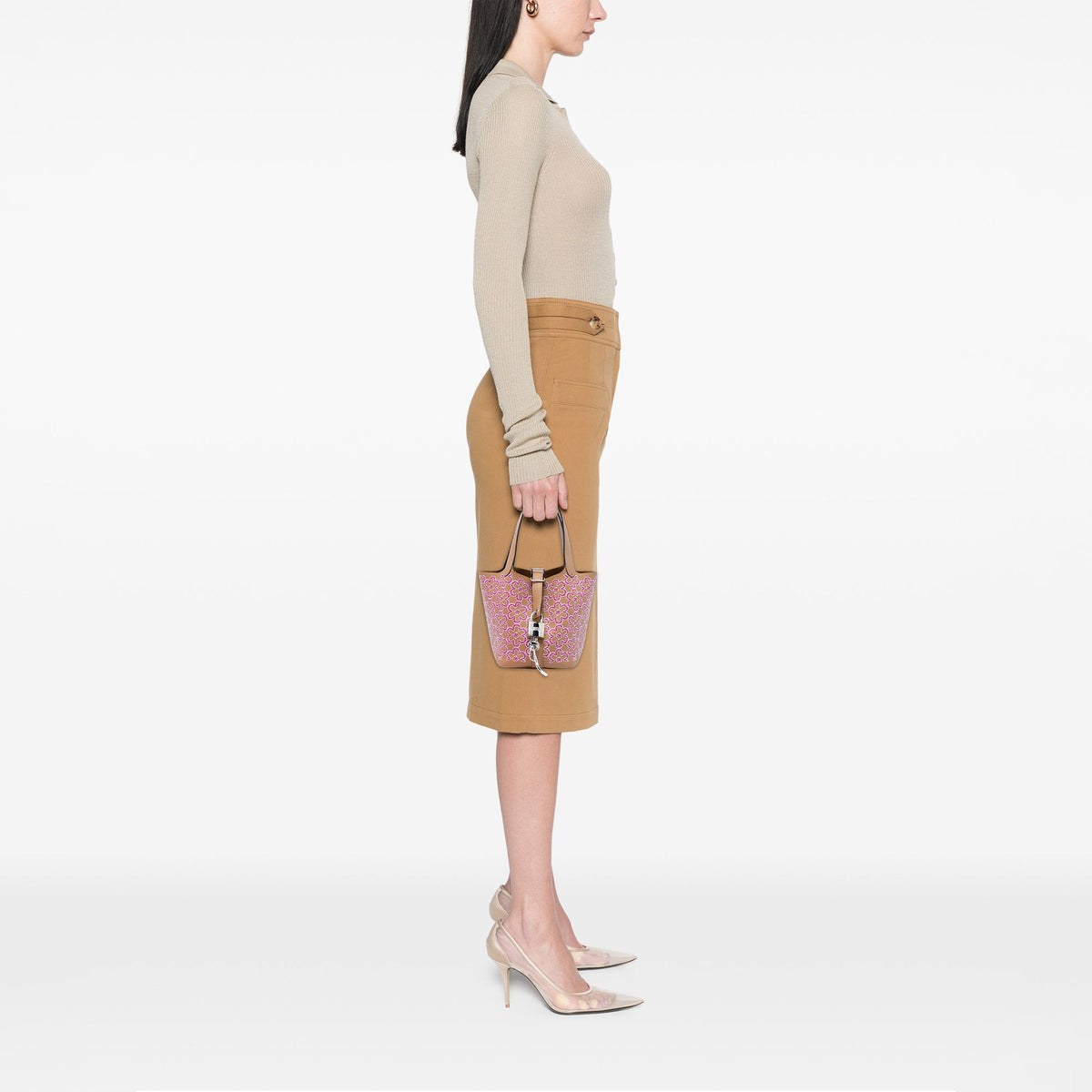 Hermès Micro Swift Lucky Daisy Picotin Lock 14