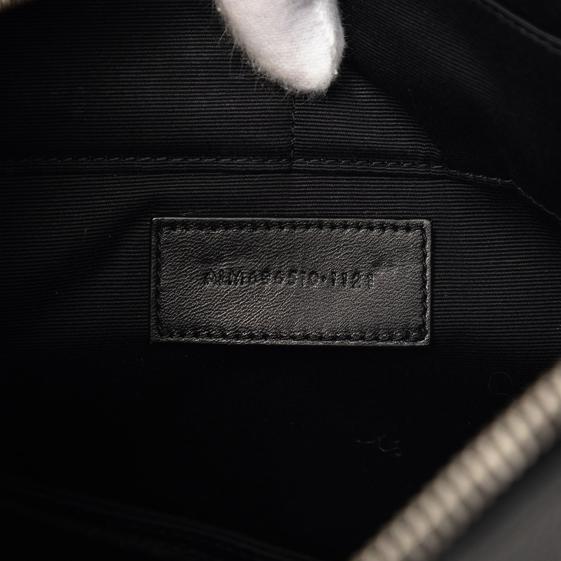 Saint Laurent Grained Calfskin Monogram Clutch