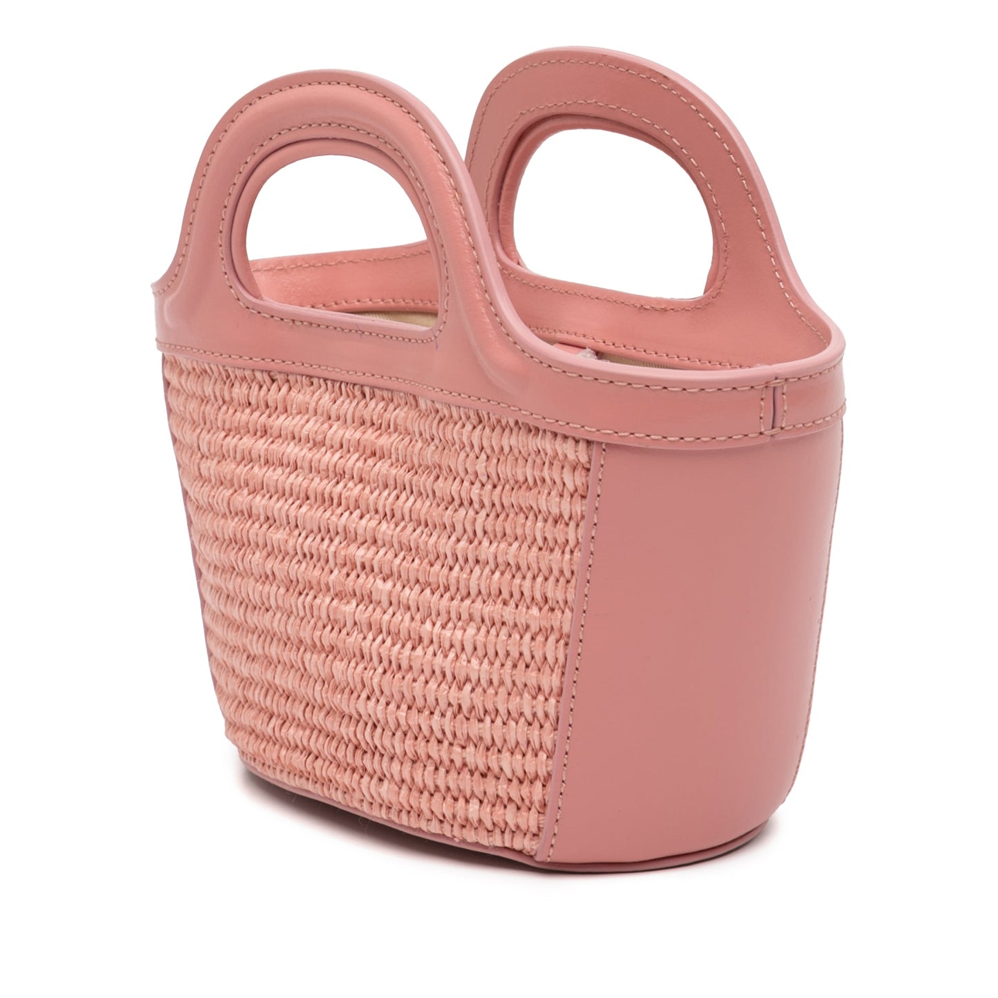 Marni Micro Calfskin and Raffia Effect Tropicalia Satchel