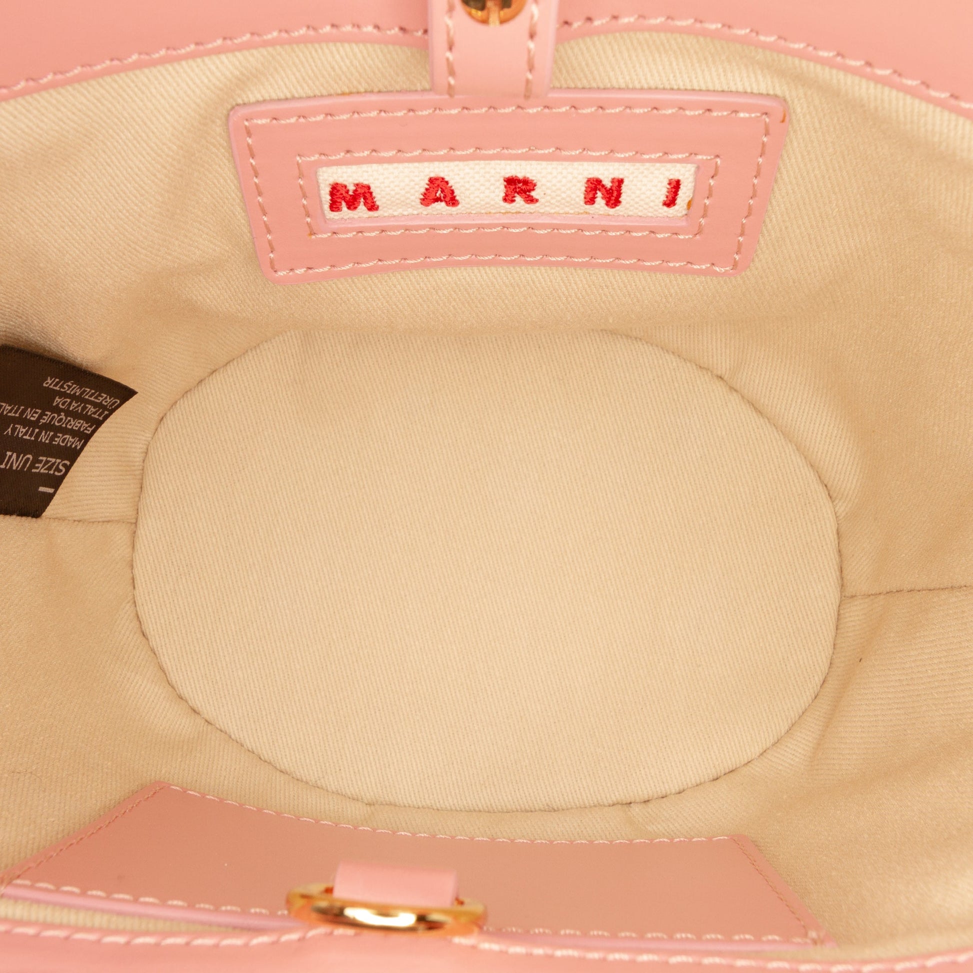Marni Micro Calfskin and Raffia Effect Tropicalia Satchel