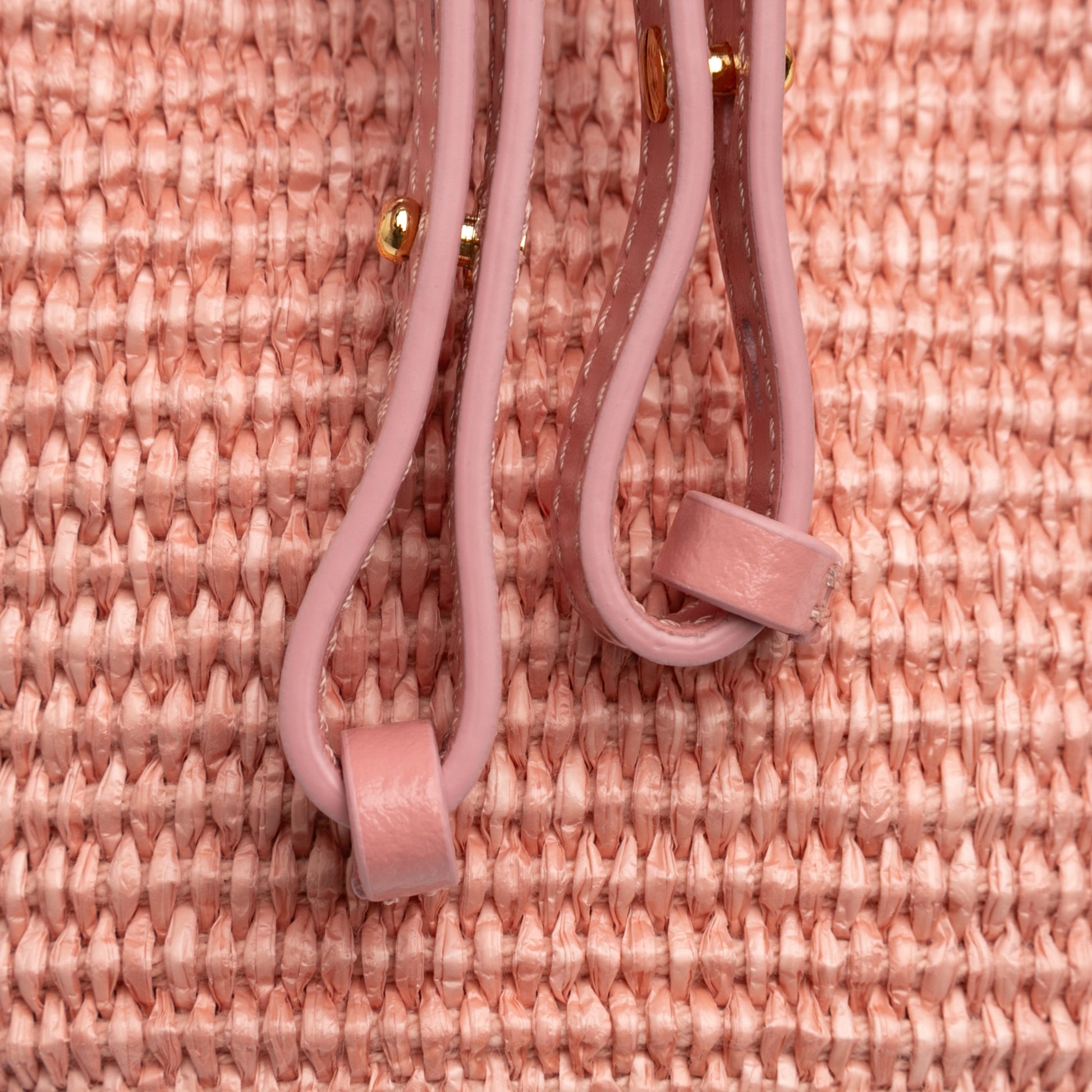 Marni Micro Calfskin and Raffia Effect Tropicalia Satchel