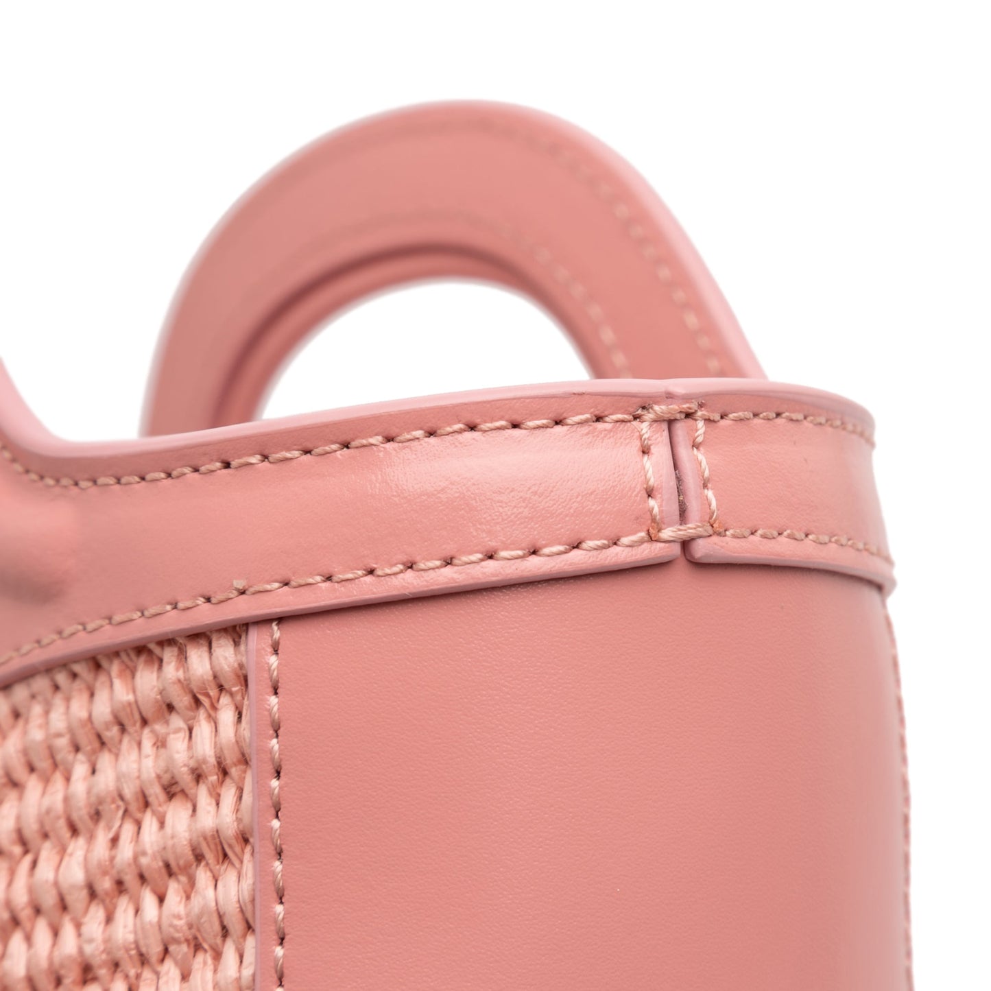 Marni Micro Calfskin and Raffia Effect Tropicalia Satchel