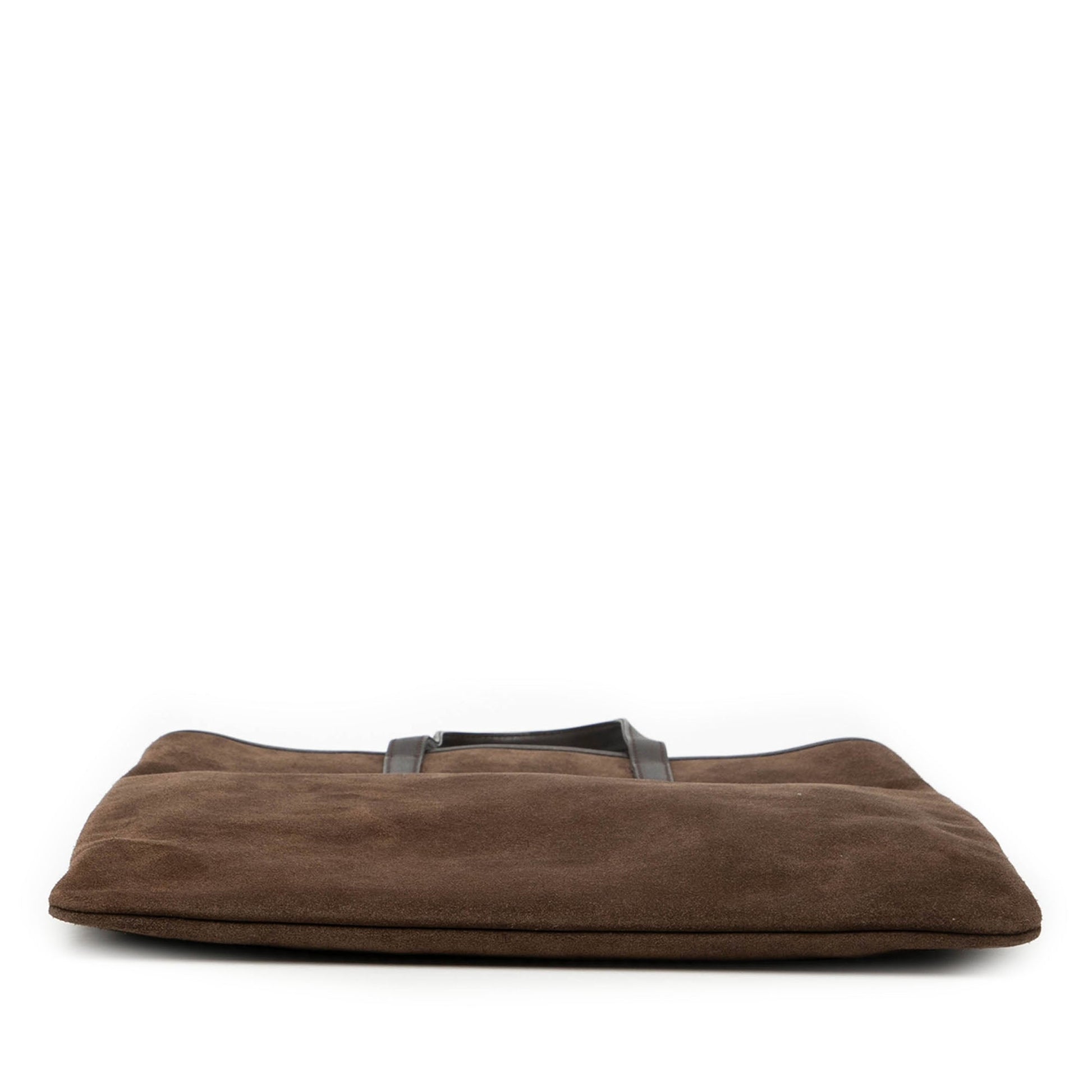 LOEWE Suede Anagram Tote