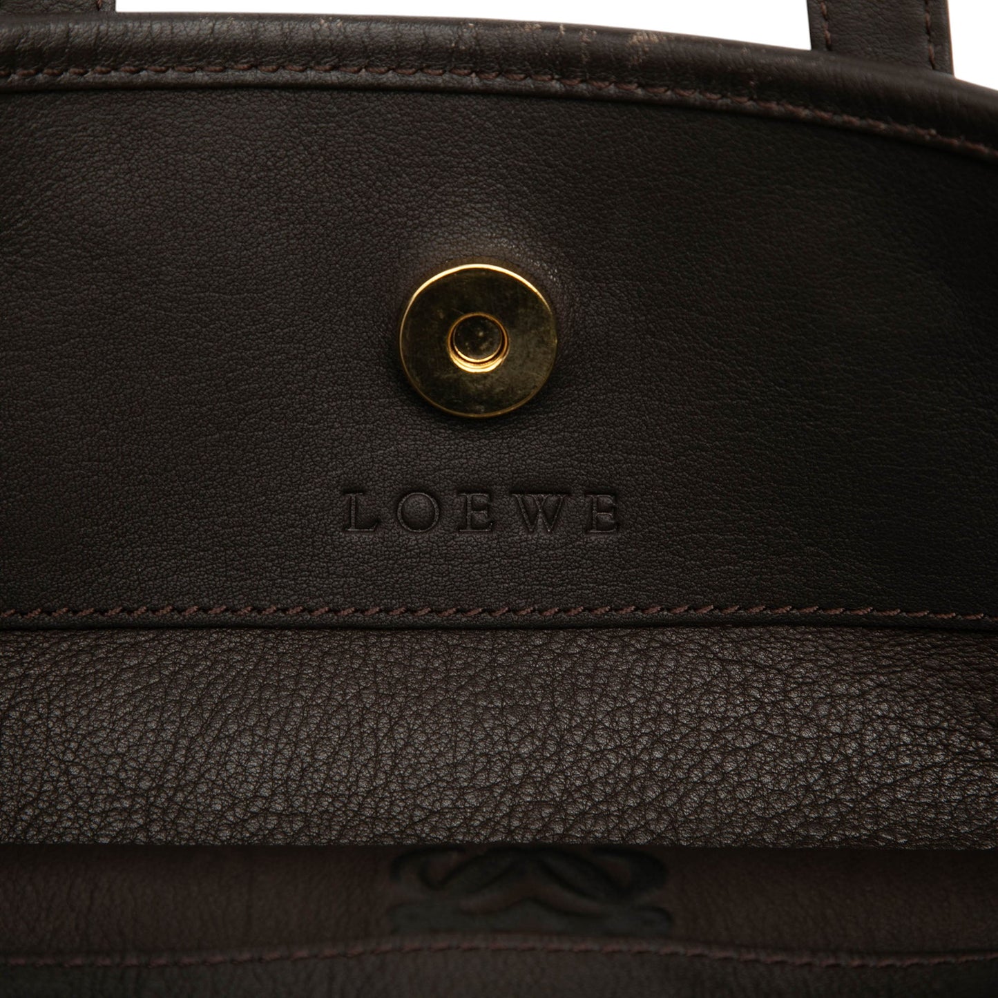 LOEWE Suede Anagram Tote
