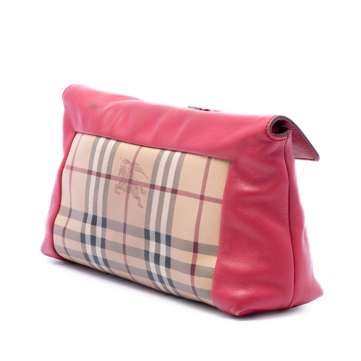 Burberry Haymarket Check Coated Canvas Leah Crossbody
