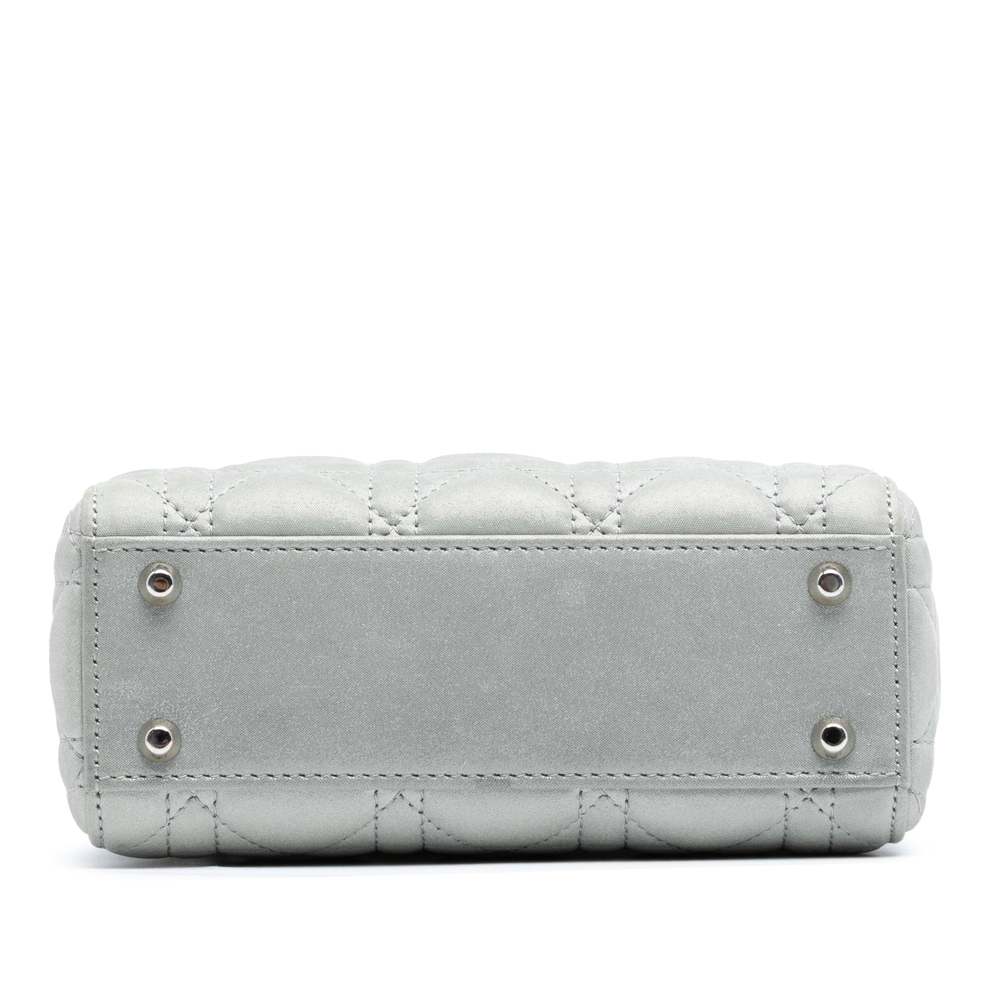 Dior Mini Iridescent Lambskin Cannage Lady Dior