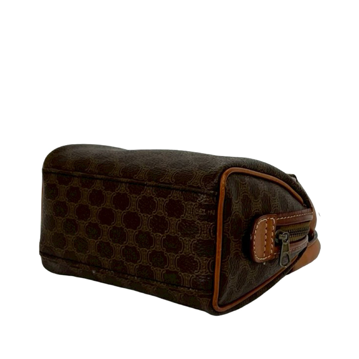 Celine Macadam Coated Canvas Satchel