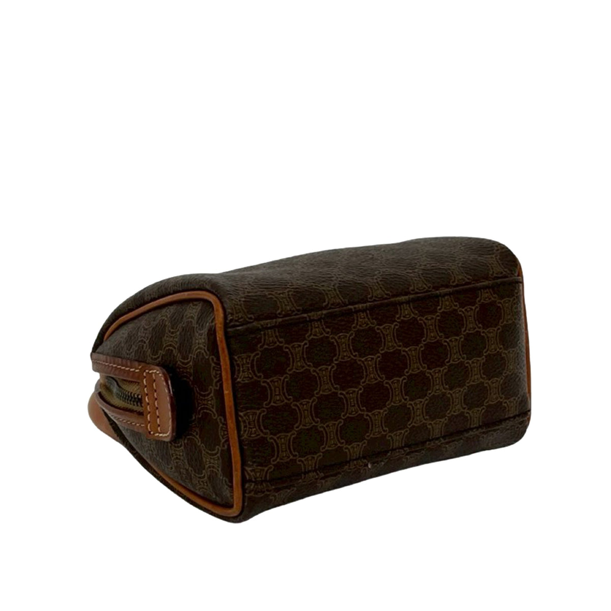 Celine Macadam Coated Canvas Satchel