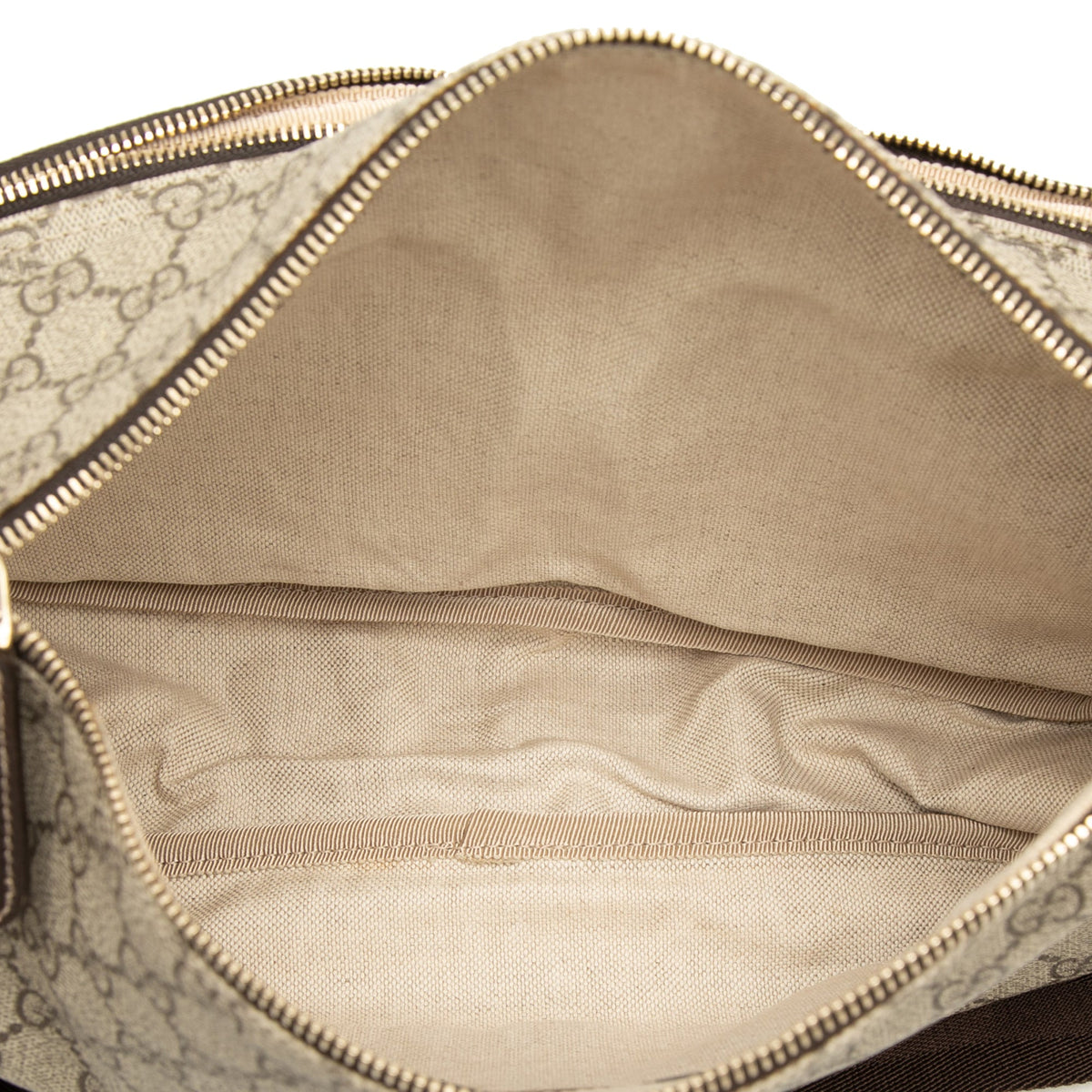 Gucci GG Supreme Double Pocket Crossbody