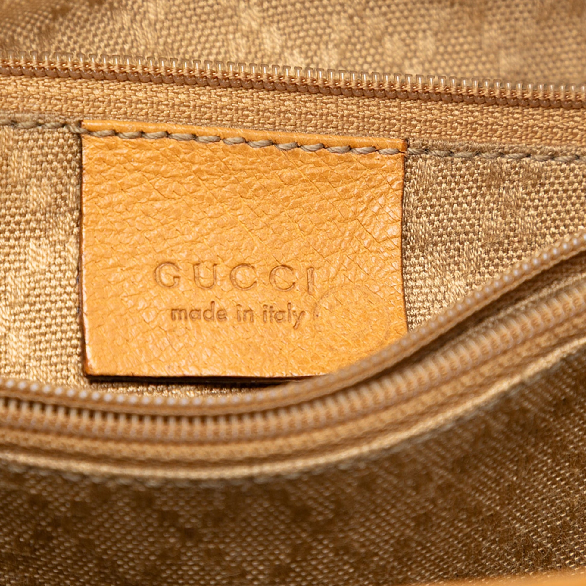 Gucci Medium Leather Bamboo Diana Tote