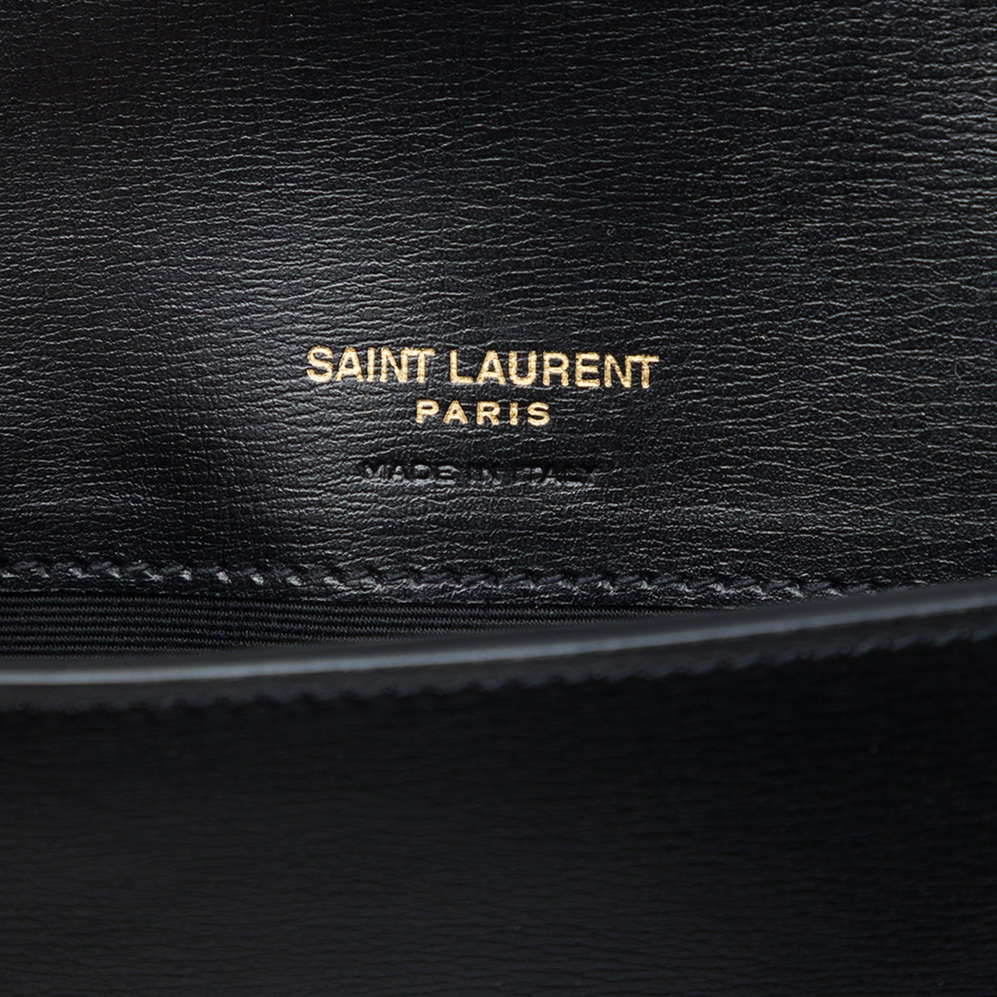 Saint Laurent Leather Monogram Kate Wallet On Chain