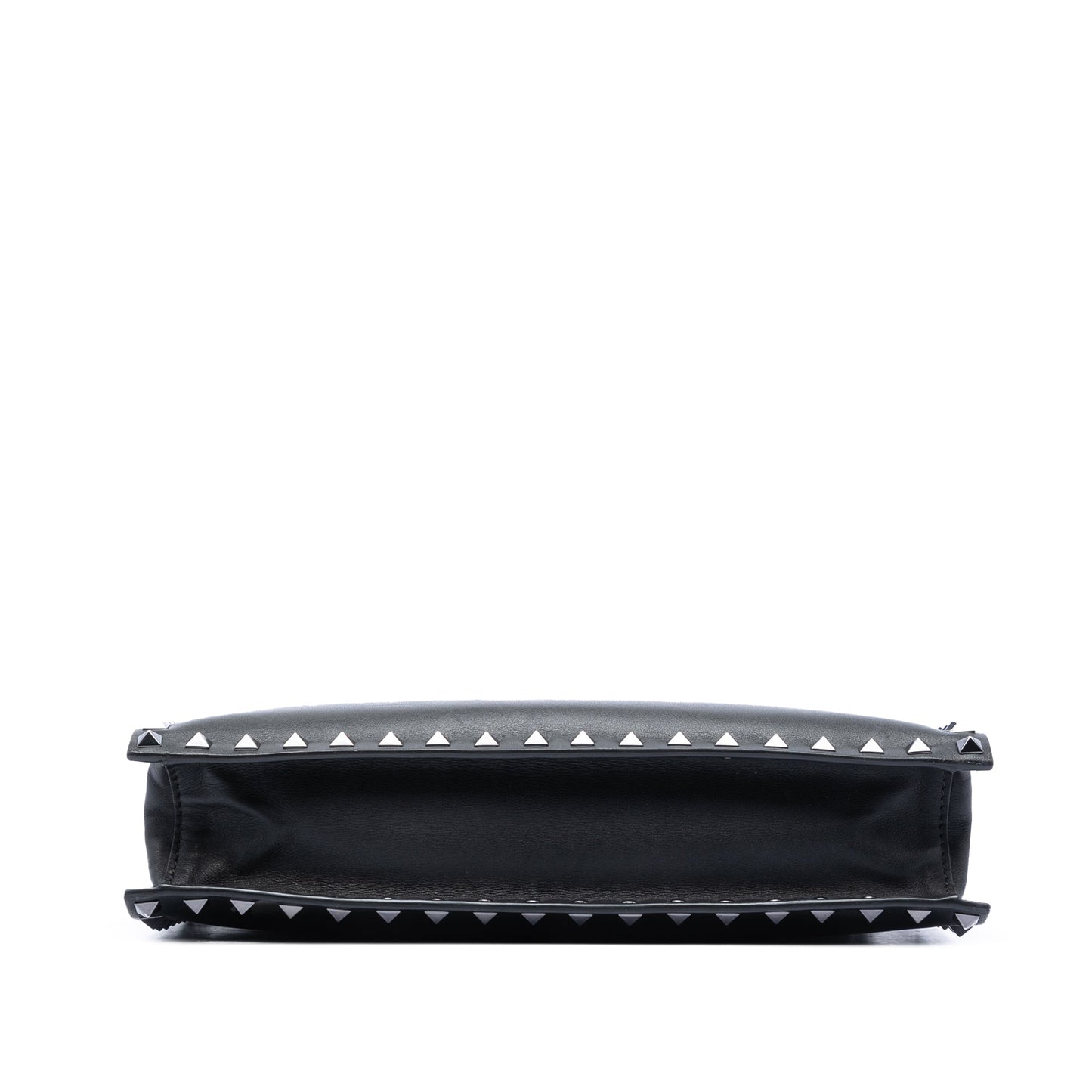Valentino Leather Rockstud Clutch